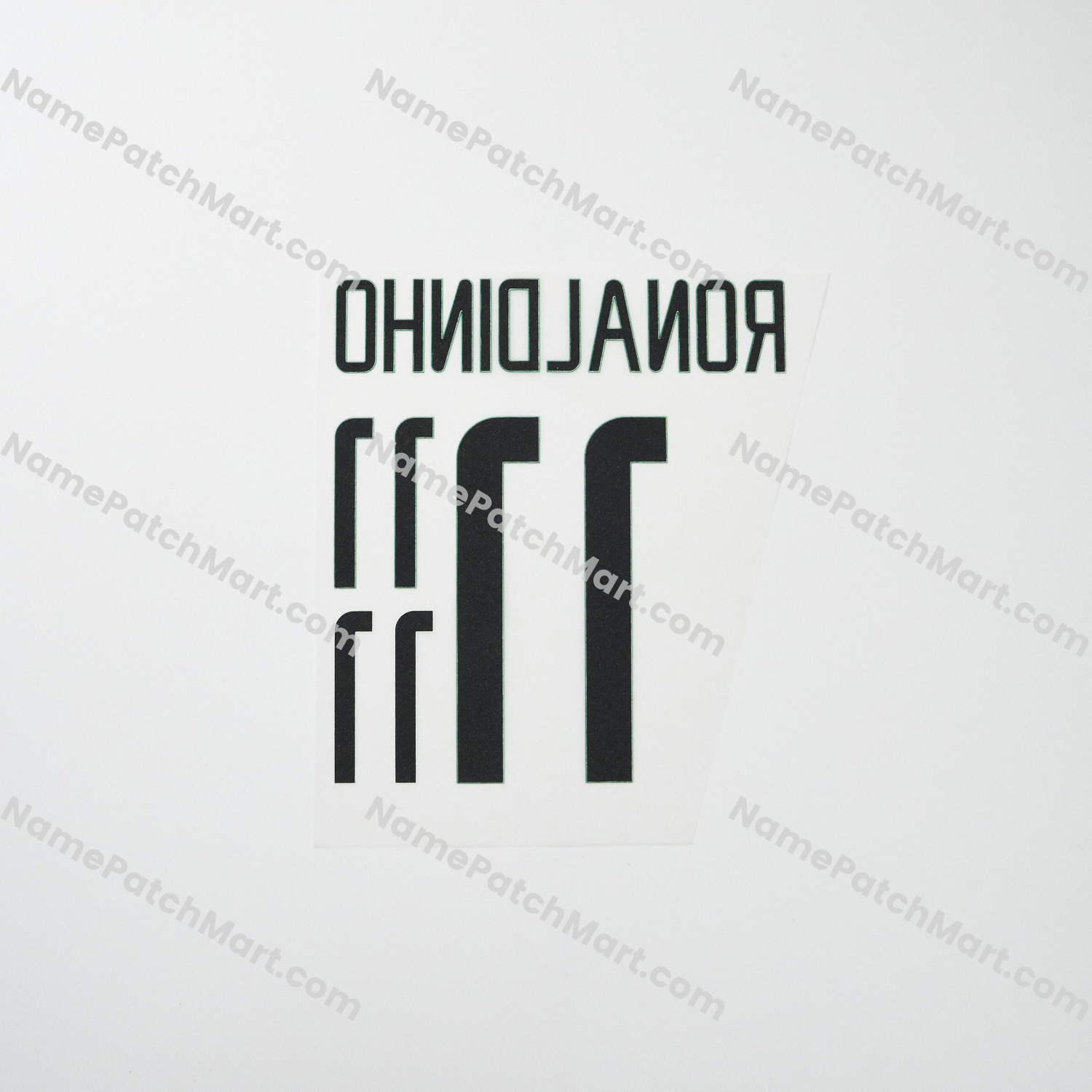 KIDS Ronaldinho #11 - Brazil 2002 Home  | Name Number Set - NamePatchMart.COM