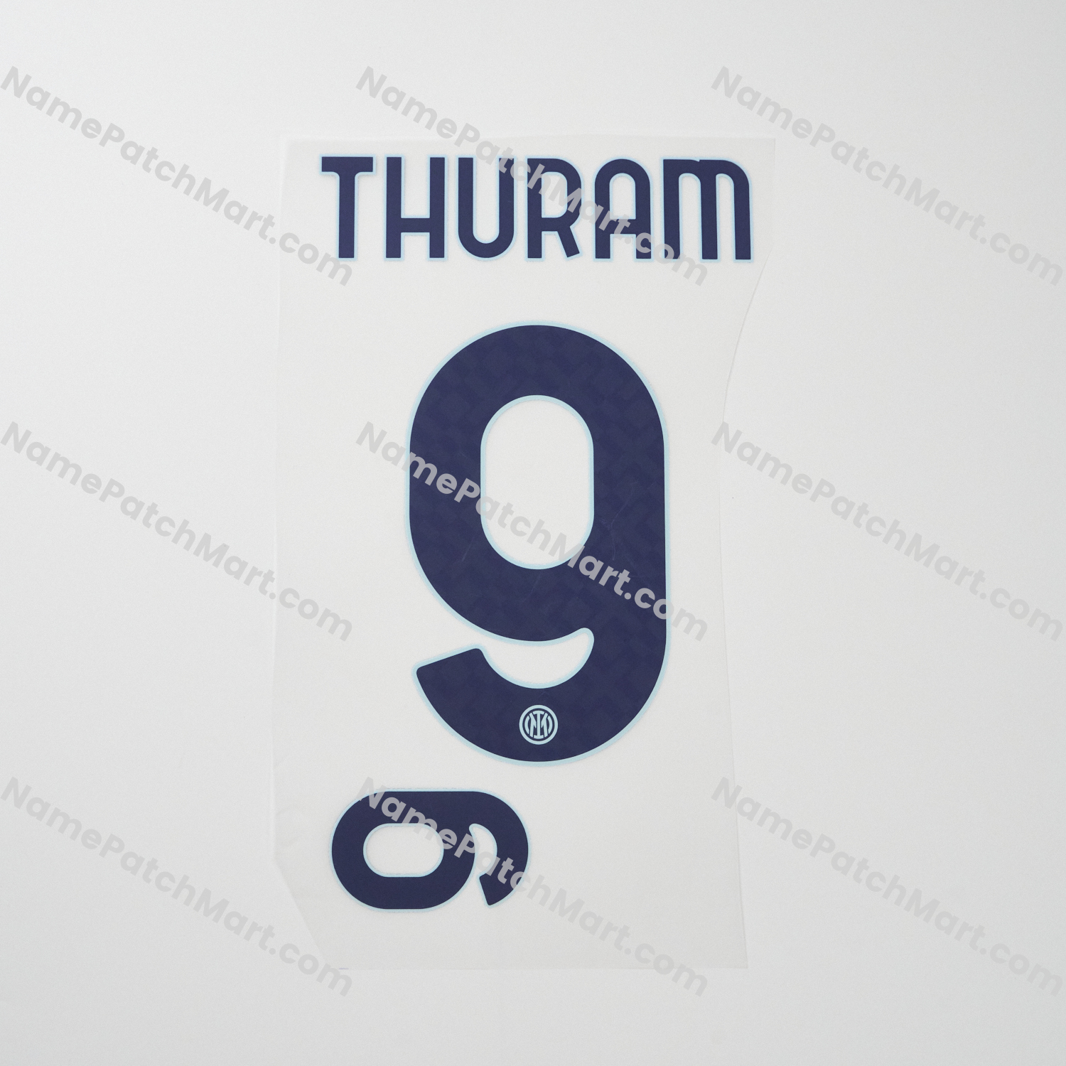 Thuram #9 - Inter Milan 25-26 Away  | Name Number Set - NamePatchMart.COM