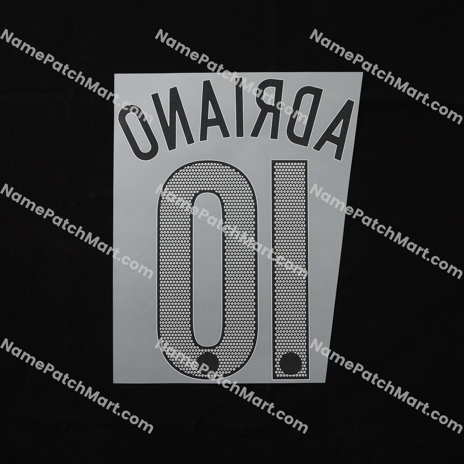 Adriano #10 - Inter Milan 2004-05 Home  | Name Number Set - NamePatchMart.COM