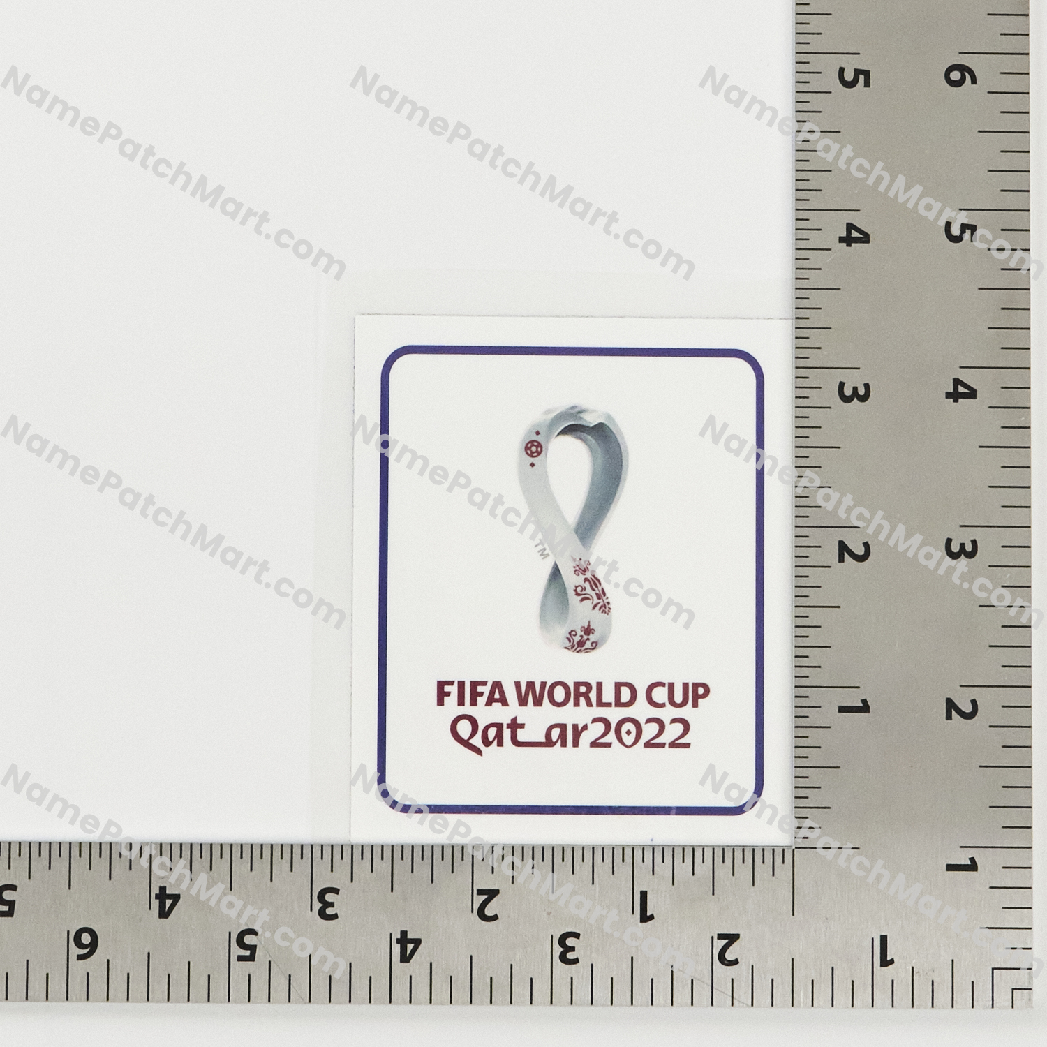 2022 World Cup Patch - White  | Name Number Set - NamePatchMart.COM