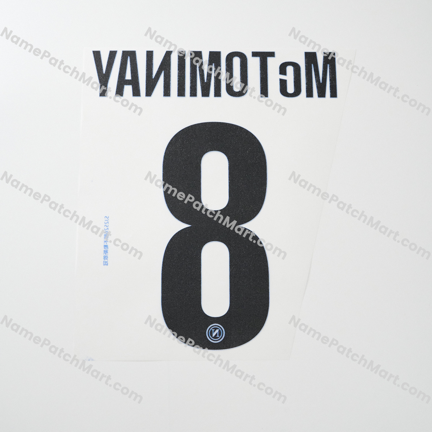 Mc Tominay #8 (Champions League) - Napoli 25-26 Away  | Name Number Set - NamePatchMart.COM