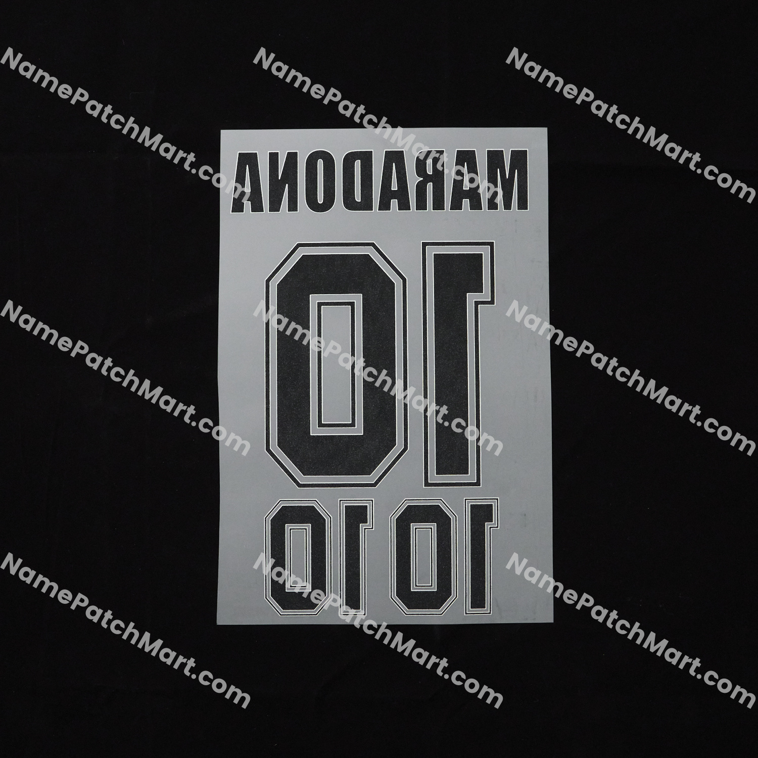 Maradona #10 - Argentina 1986 Home  | Name Number Set - NamePatchMart.COM