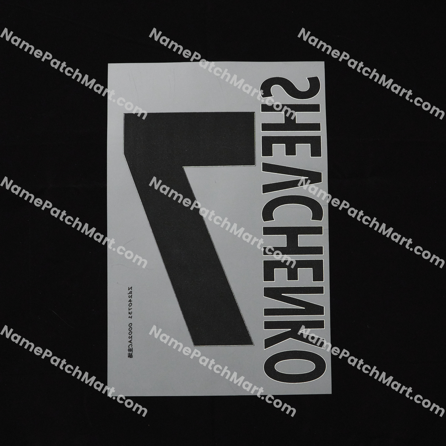 Shevchenko #7 - AC Milan 2000-02 Home  | Name Number Set - NamePatchMart.COM