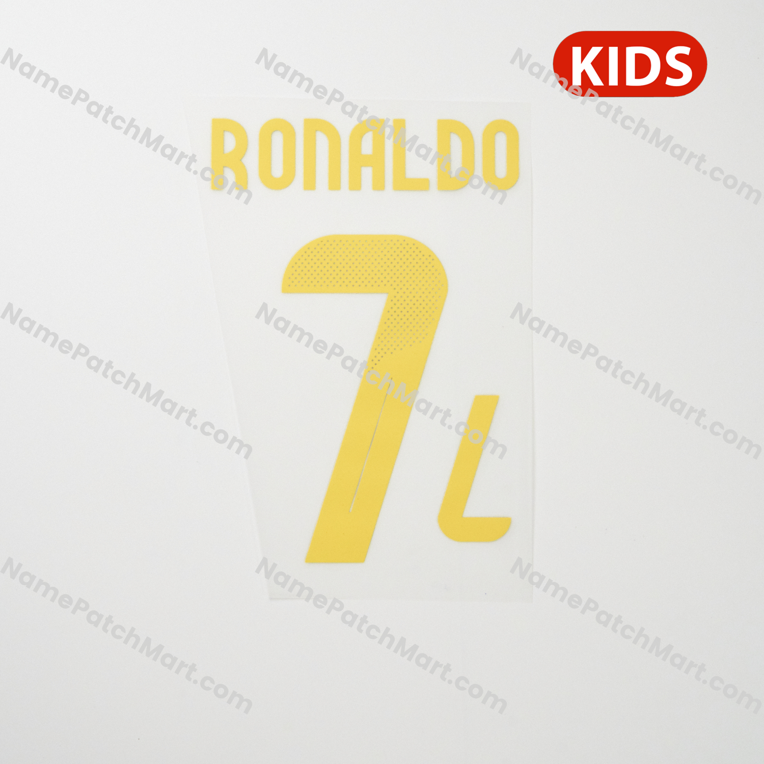 KIDS Cristiano Ronaldo #7 - Al Nassr Riyadh Victory 25-26 Third  | Name Number Set - NamePatchMart.COM