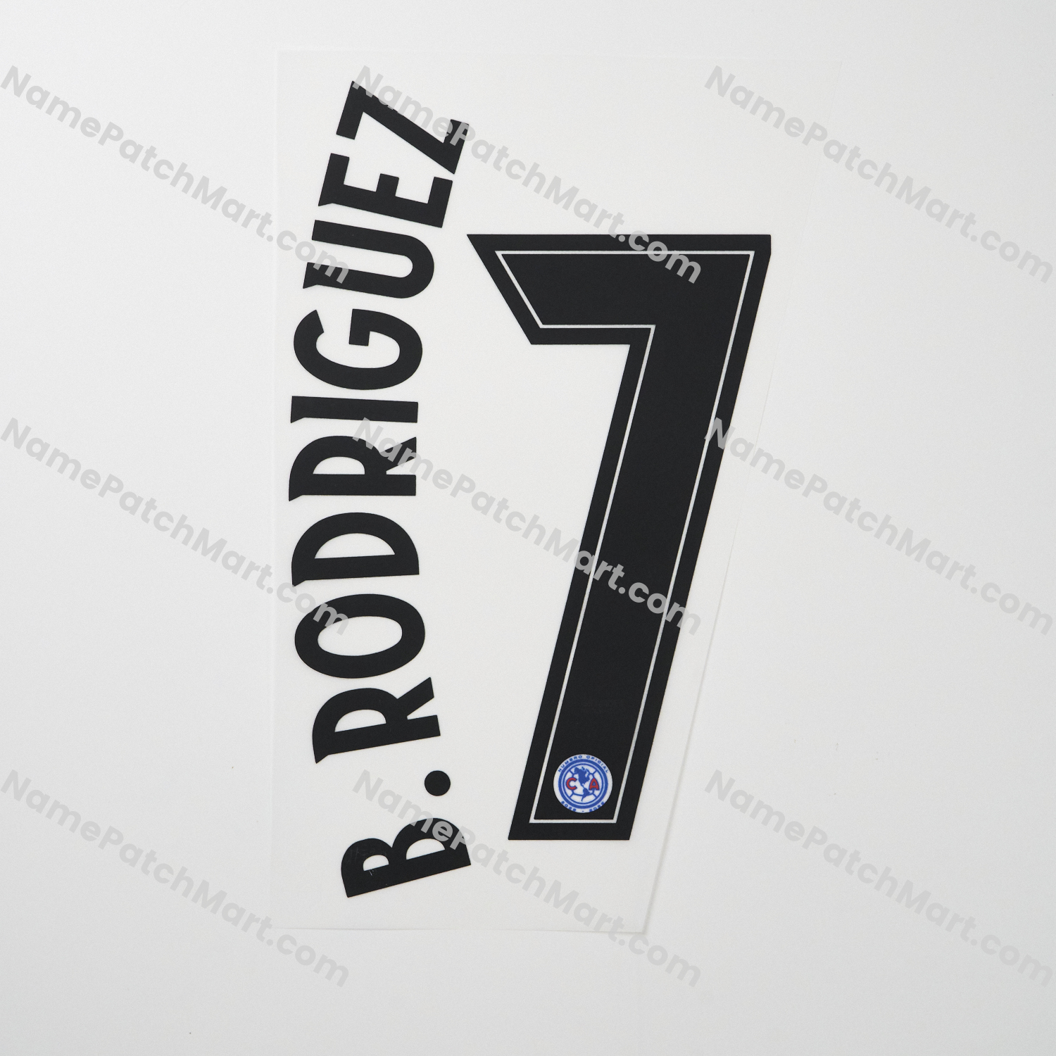 B.Rodrigues #7 - Club América 25-26 Home  | Name Number Set - NamePatchMart.COM