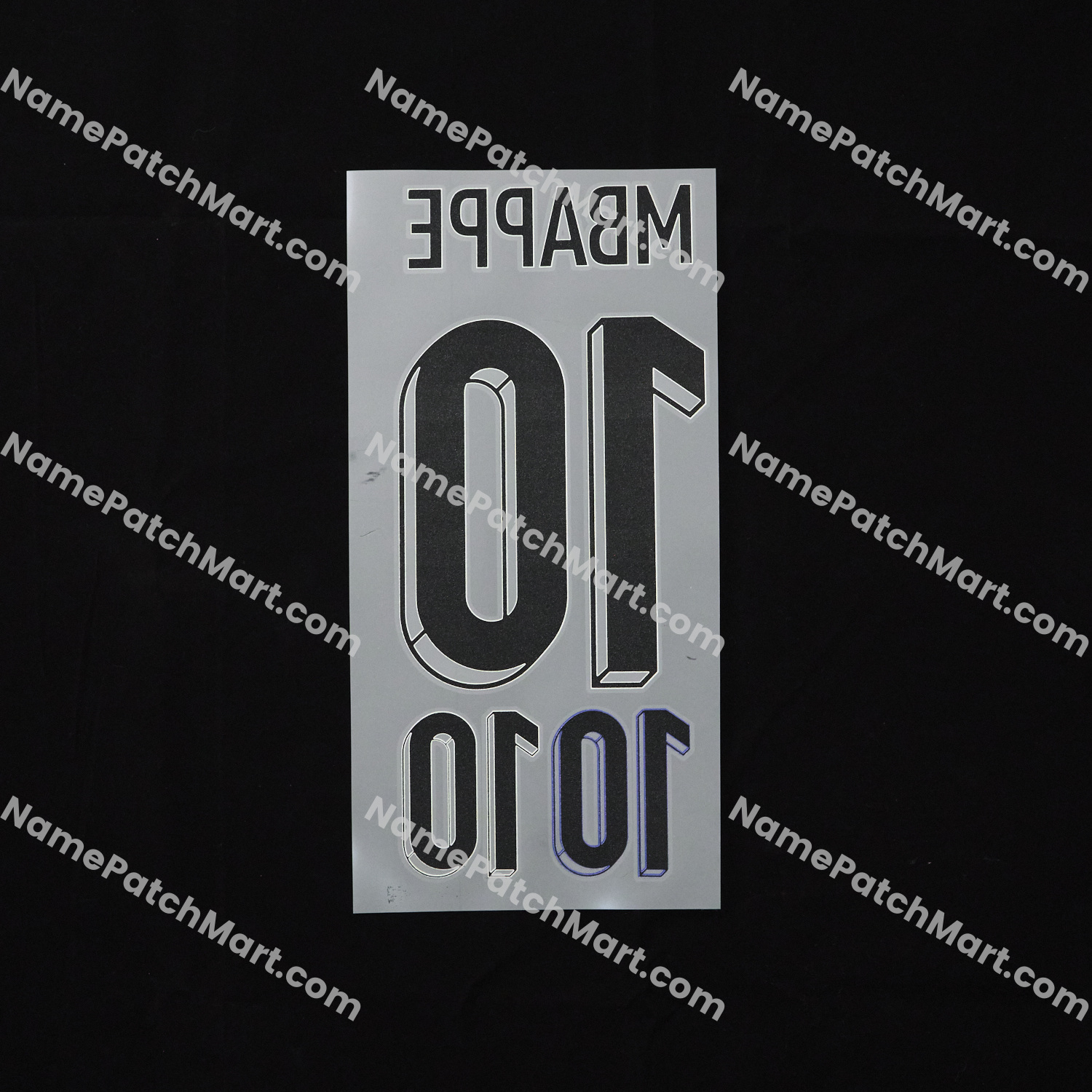 KIDS Mbappé #10 - France 2024 Away  | Name Number Set - NamePatchMart.COM