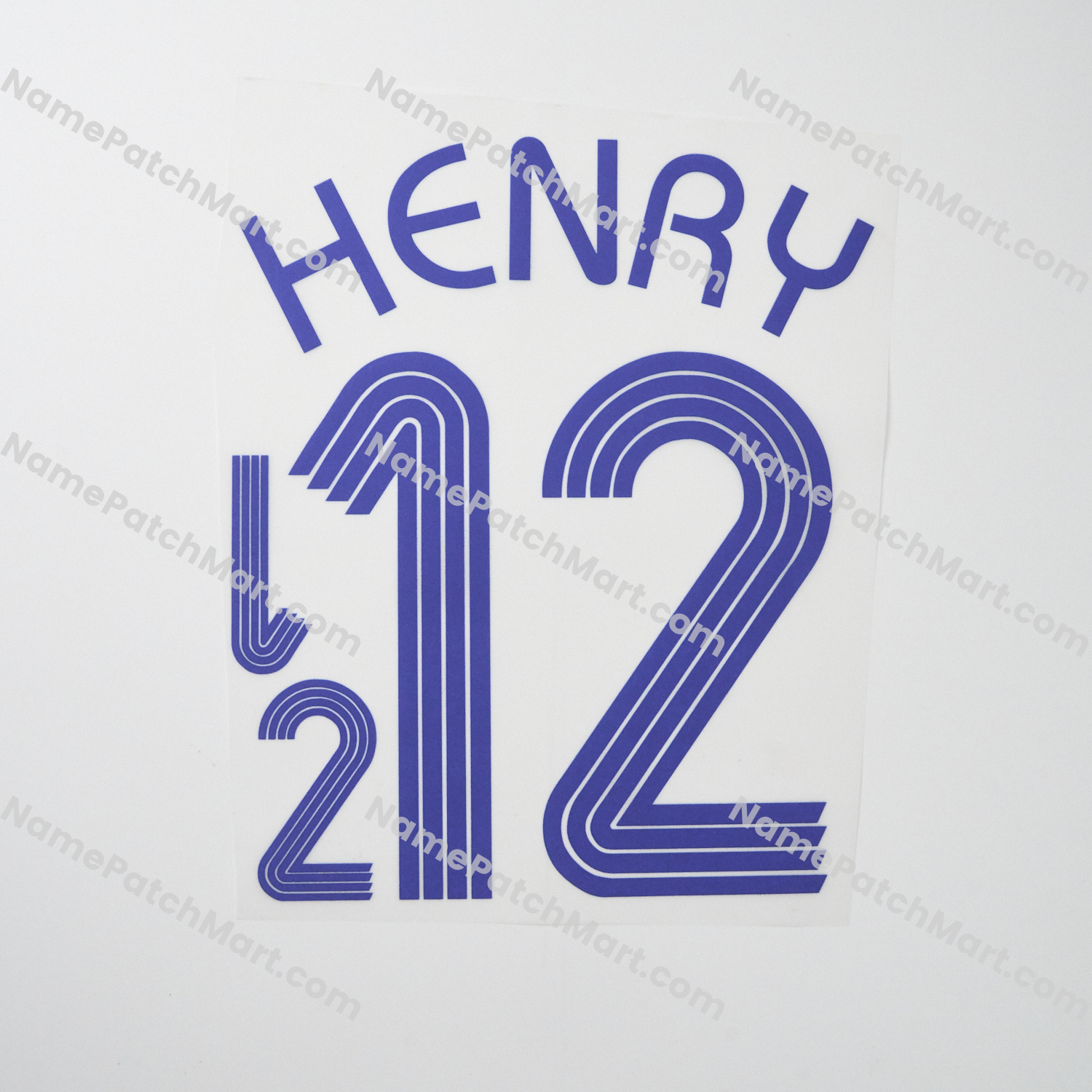 Henry #12 - France 2006 Away  | Name Number Set - NamePatchMart.COM