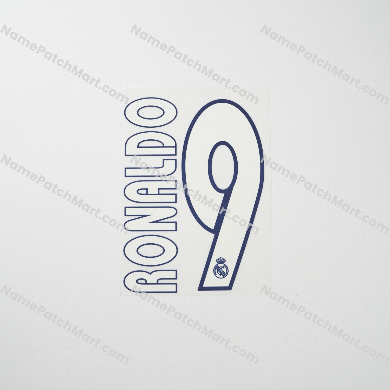 Ronaldo #9 - Real Madrid 2003-05 Away  | Name Number Set - NamePatchMart.COM