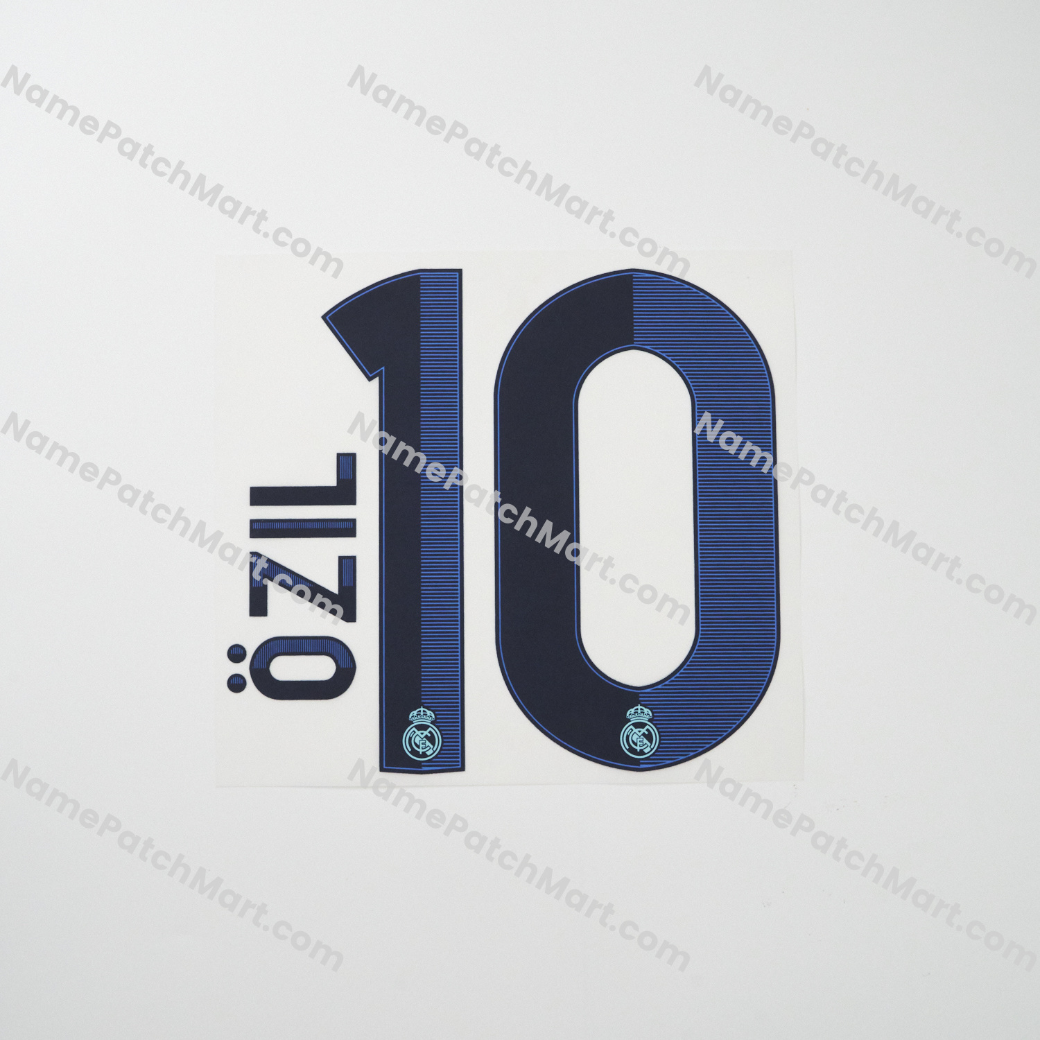 Özil #10 - Real Madrid 2012-13 Home  | Name Number Set - NamePatchMart.COM