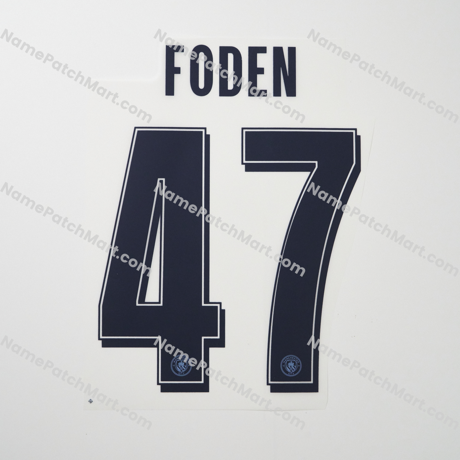 Foden #47 (Champions League) - Manchester City 25-26 Home  | Name Number Set - NamePatchMart.COM