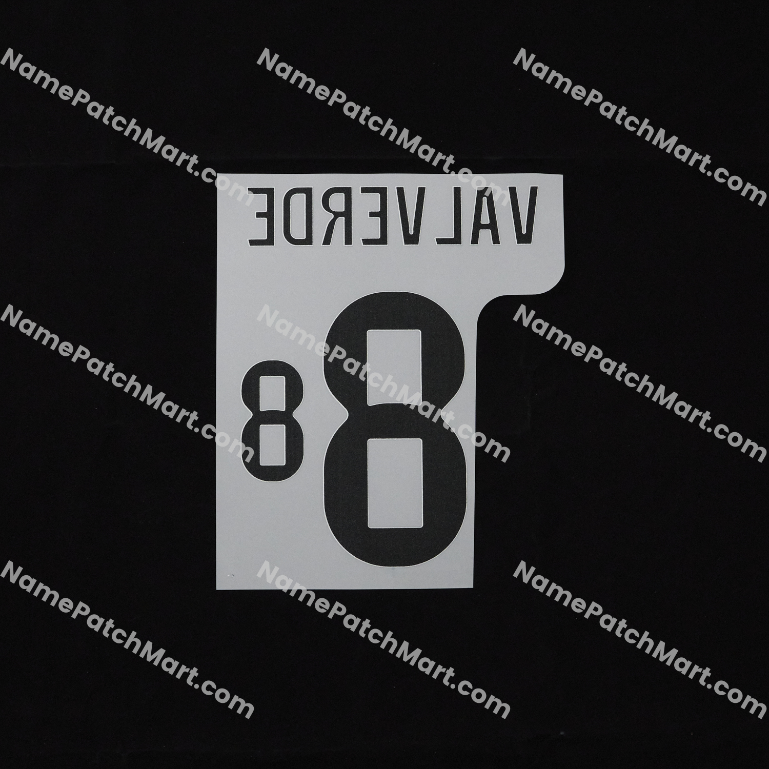 KIDS Valverde #8 (Champions League) - Real Madrid 25-26 Away  | Name Number Set - NamePatchMart.COM