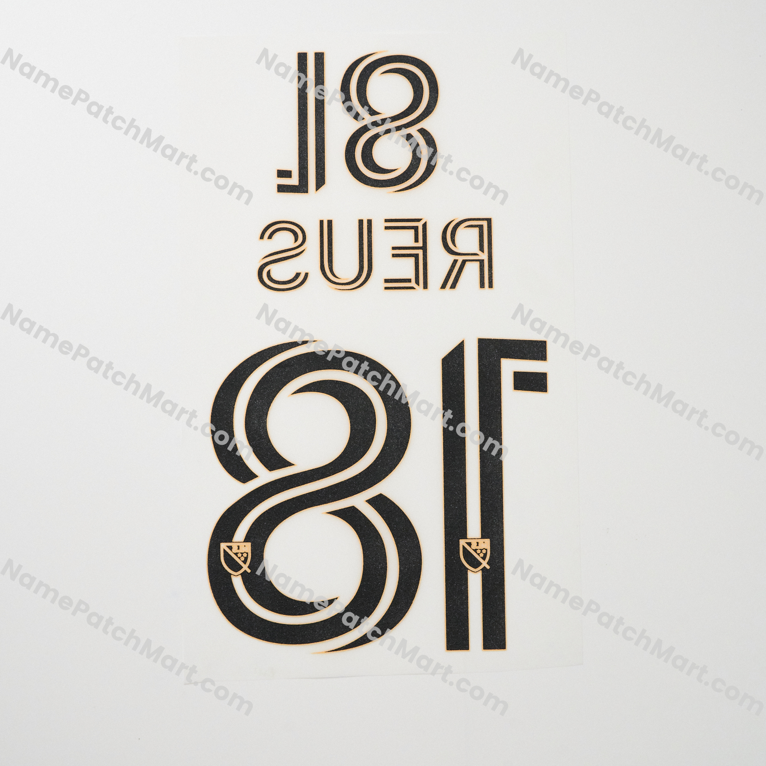 KIDS Reus #18 - LA Galaxy 25-26 Away  | Name Number Set - NamePatchMart.COM