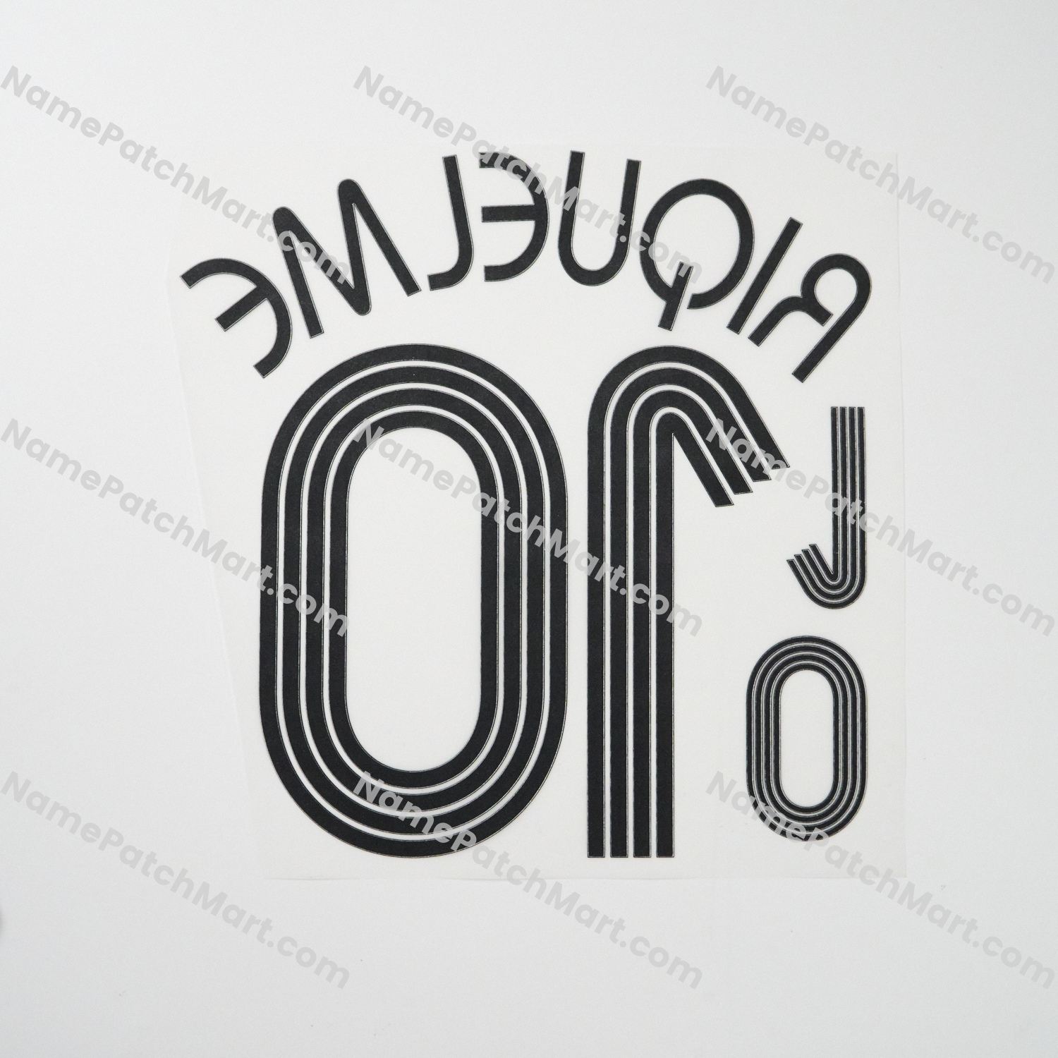 Riquelme #10 - Argentina 2006 Home  | Name Number Set - NamePatchMart.COM