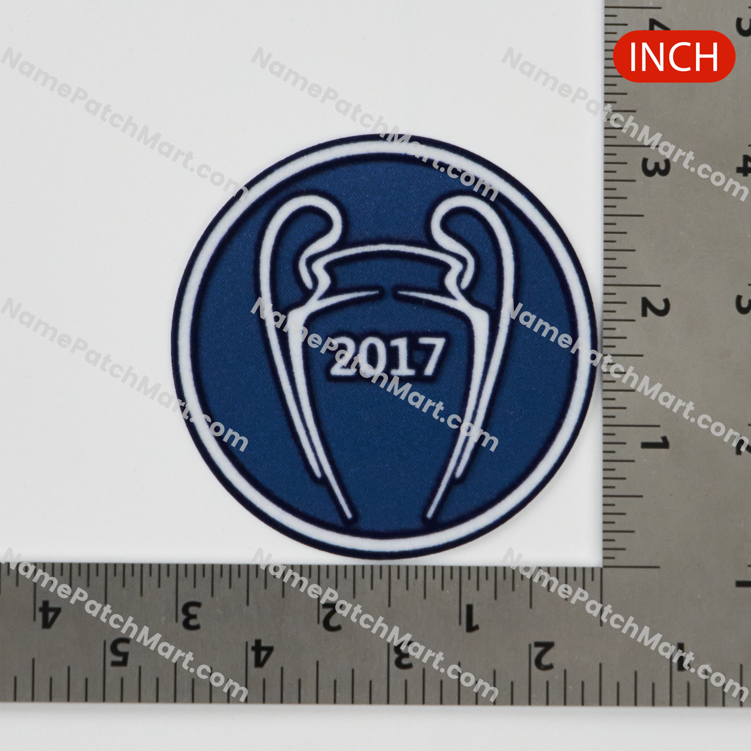 2017-18 Real Madrid UEFA Champions League 'Winners 2017' Patch  | Name Number Set - NamePatchMart.COM