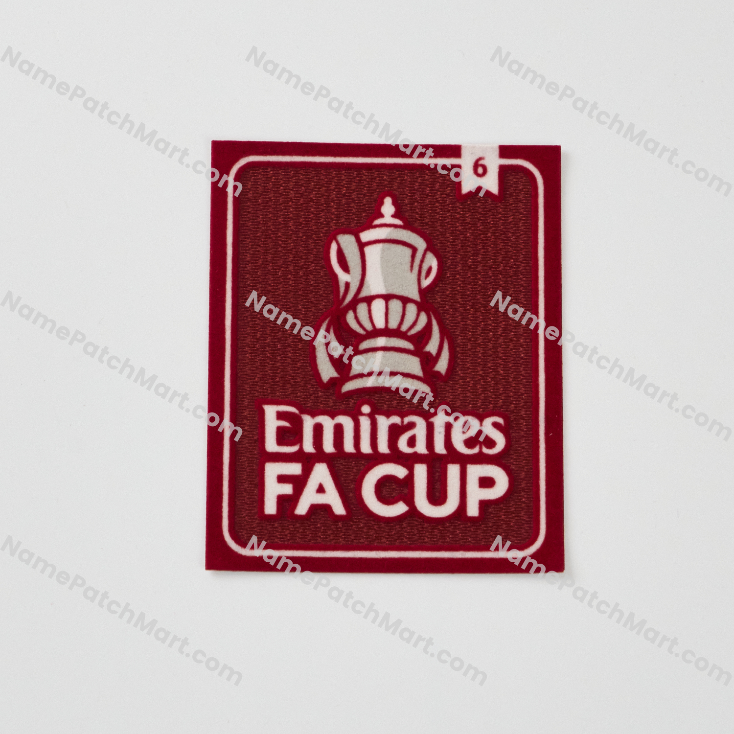 2022-26 FA Cup 6 Times Winner Patch  | Name Number Set - NamePatchMart.COM