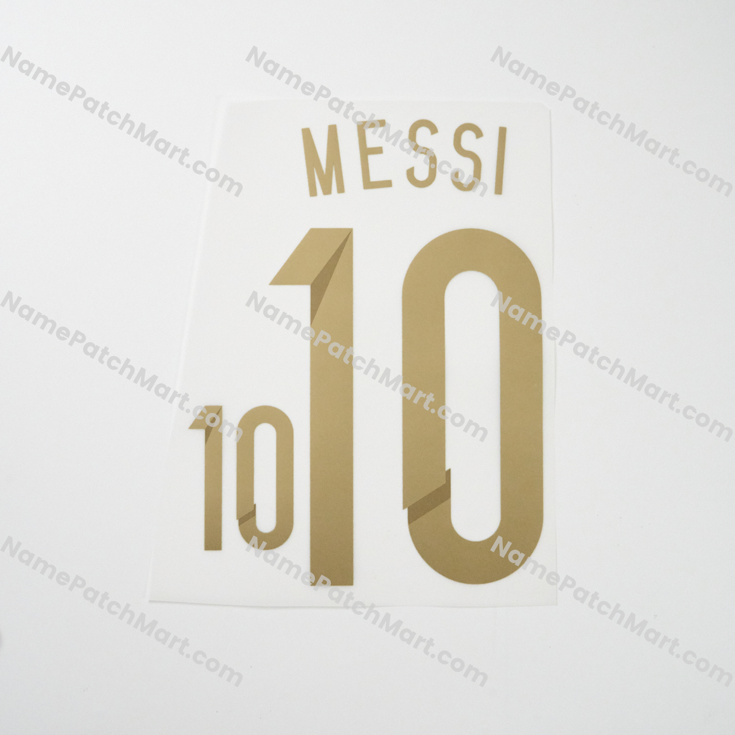 Messi #10 - Argentina 2014 Away  | Name Number Set - NamePatchMart.COM