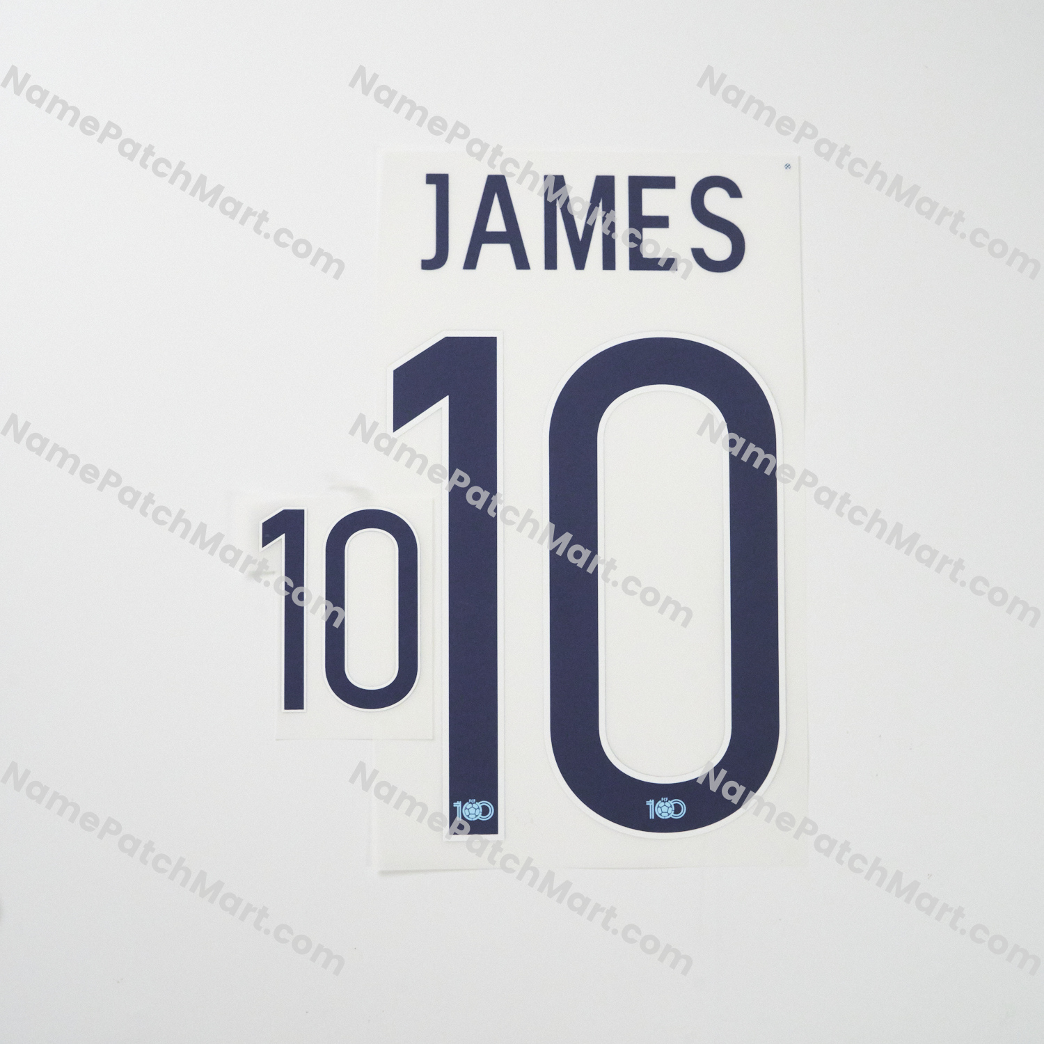 James #10 - Colombia 2024 100th Anniversary  | Name Number Set - NamePatchMart.COM