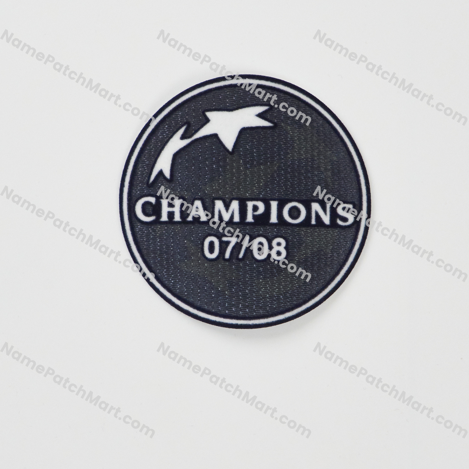 2008-09 Manchester United Champions League ‘Winner 07-08’ Patch  | Name Number Set - NamePatchMart.COM