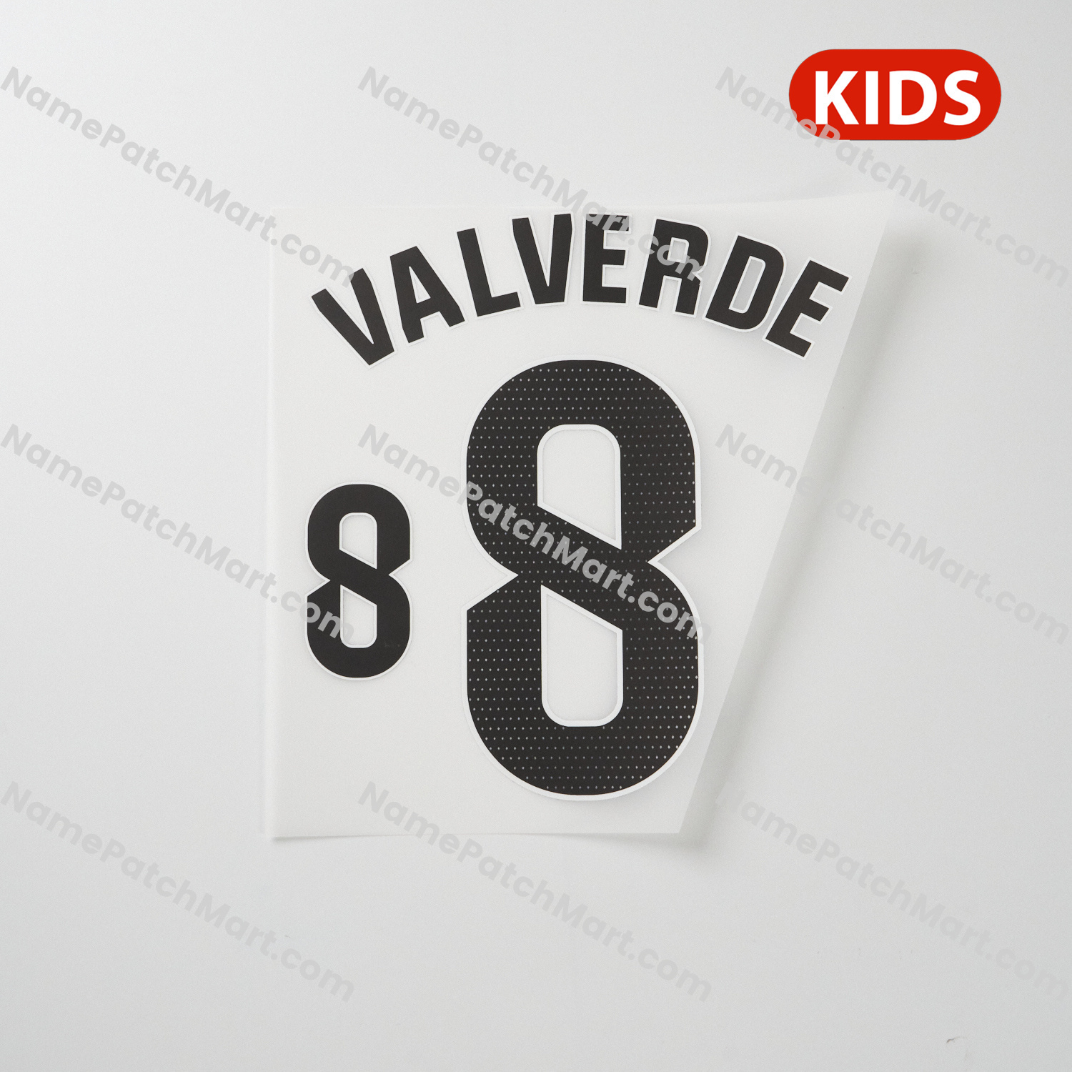 Valverde #8 (La Liga) - Real Madrid 25-26 Home KIDS  | Name Number Set - NamePatchMart.COM
