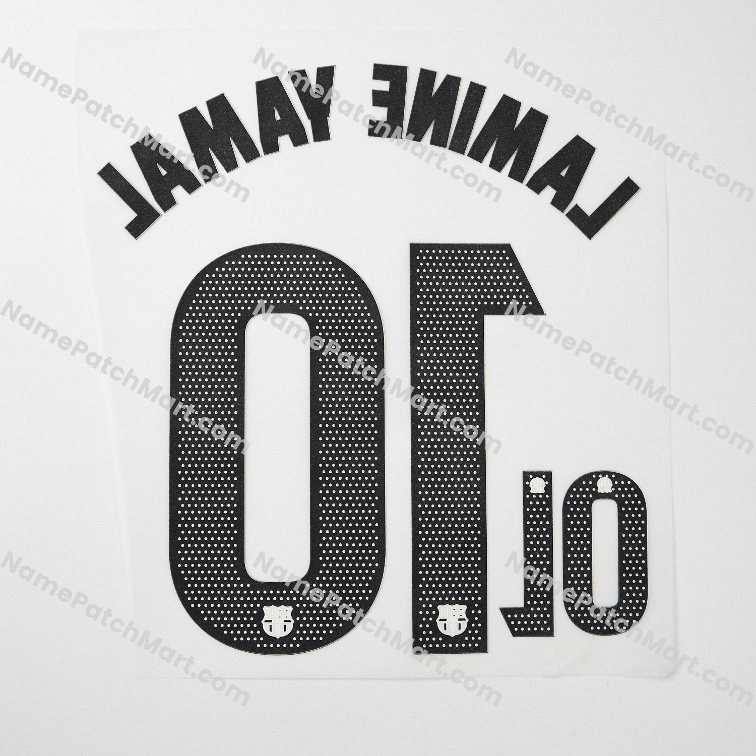Lamine Yamal #10 (La Liga) - Barcelona 25-26 Third  | Name Number Set - NamePatchMart.COM