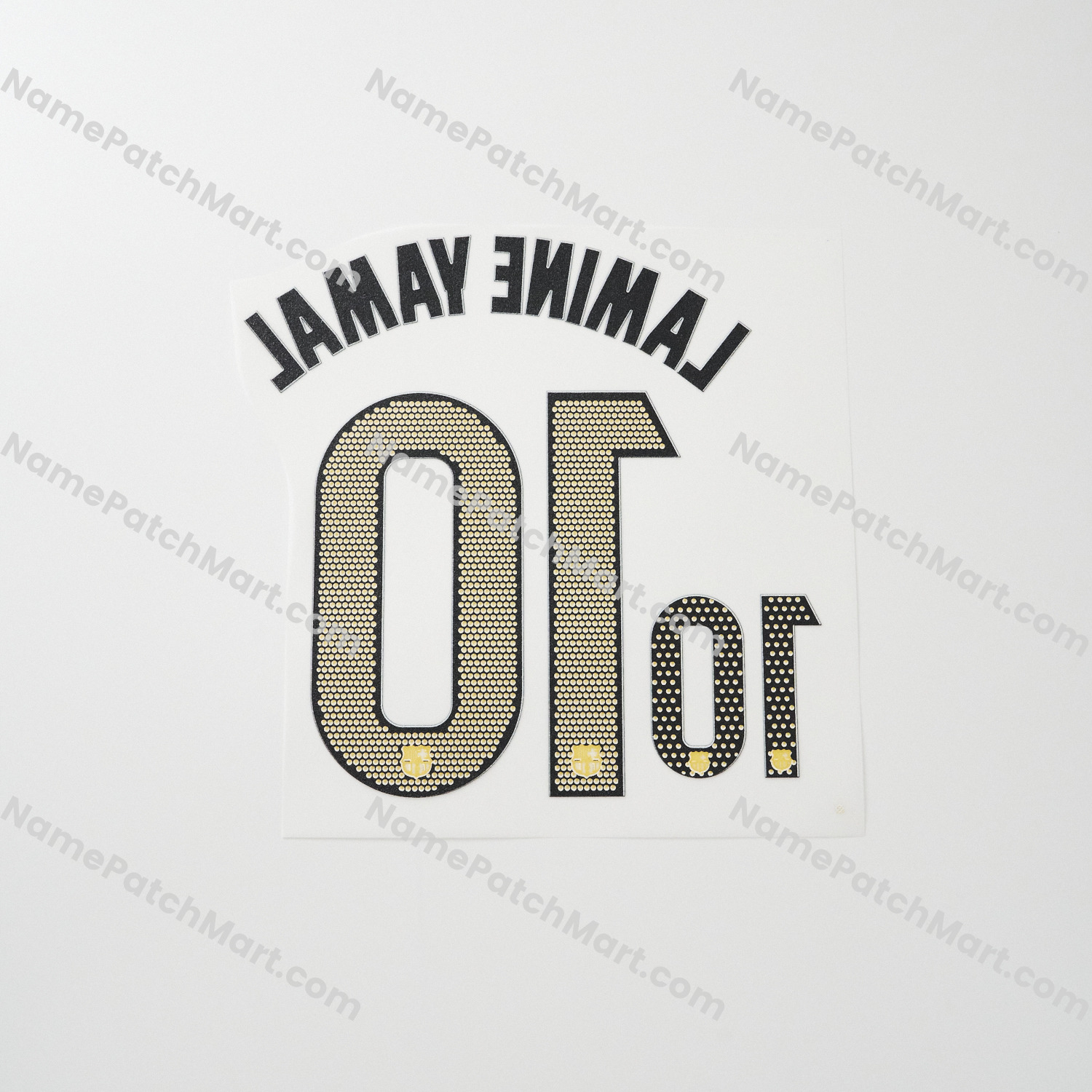 Lamine Yamal #10 (La Liga) - Barcelona 25-26 Home KIDS  | Name Number Set - NamePatchMart.COM