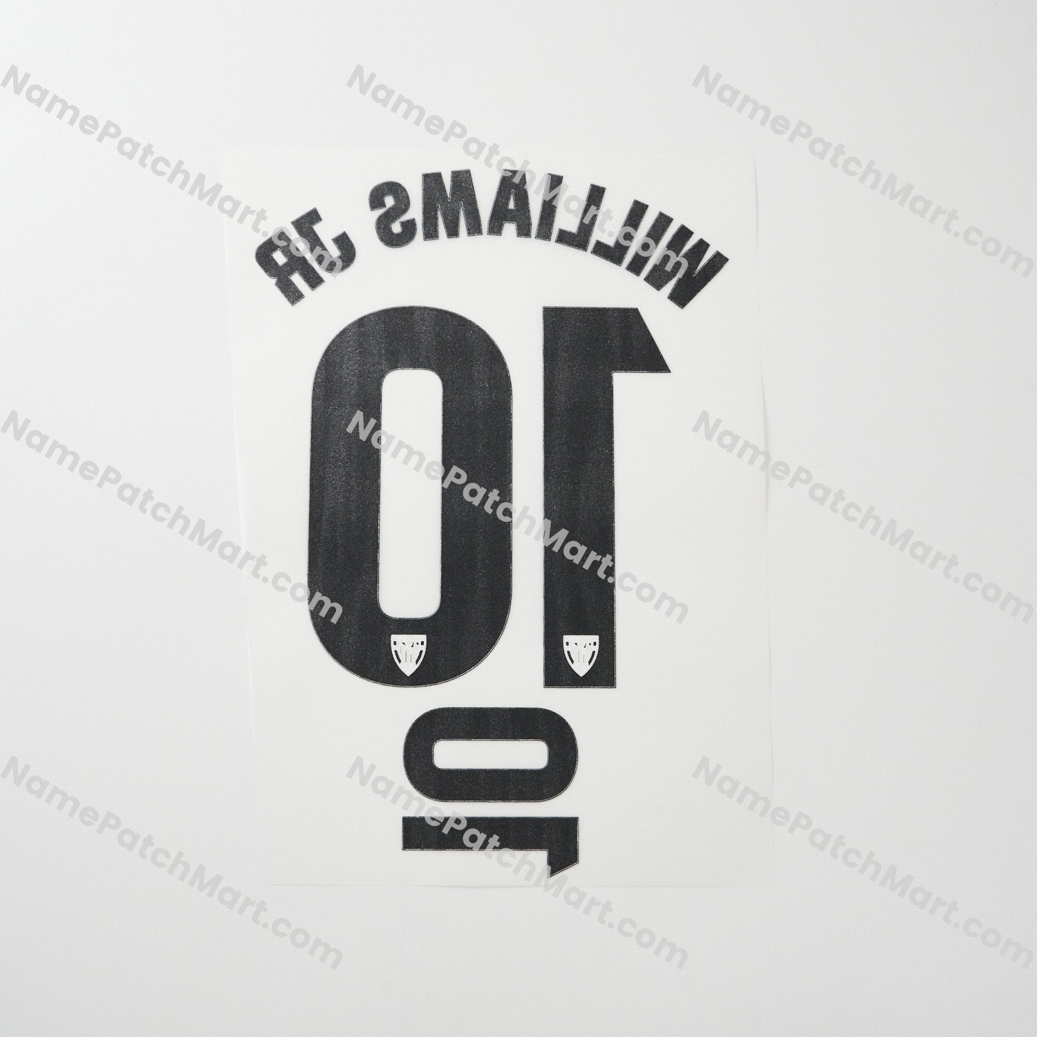 Williams JR #10 (La Liga) - Athletic Bilbao 25-26 Home KIDS  | Name Number Set - NamePatchMart.COM