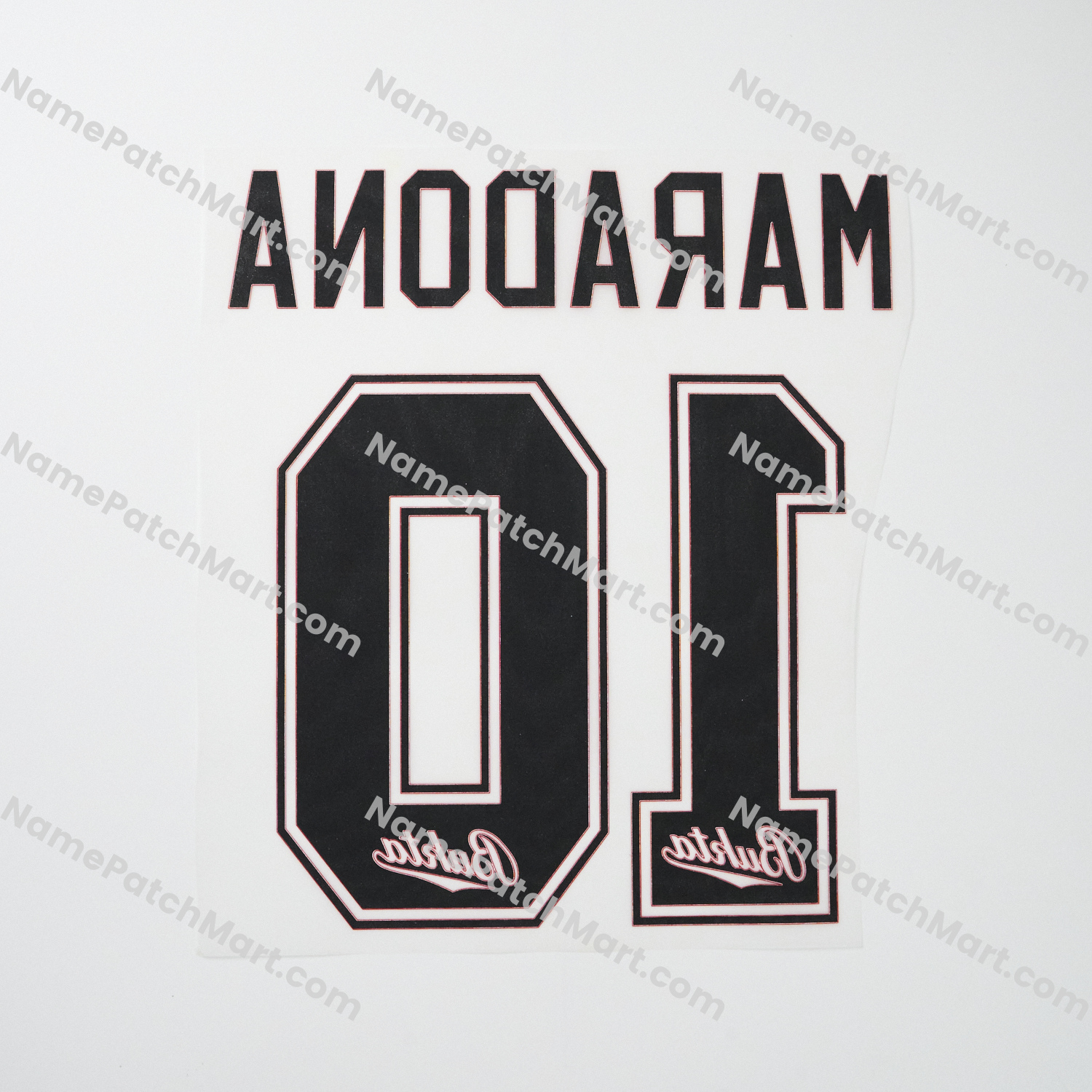 Maradona #10 - Sevilla 1991-92 Home  | Name Number Set - NamePatchMart.COM