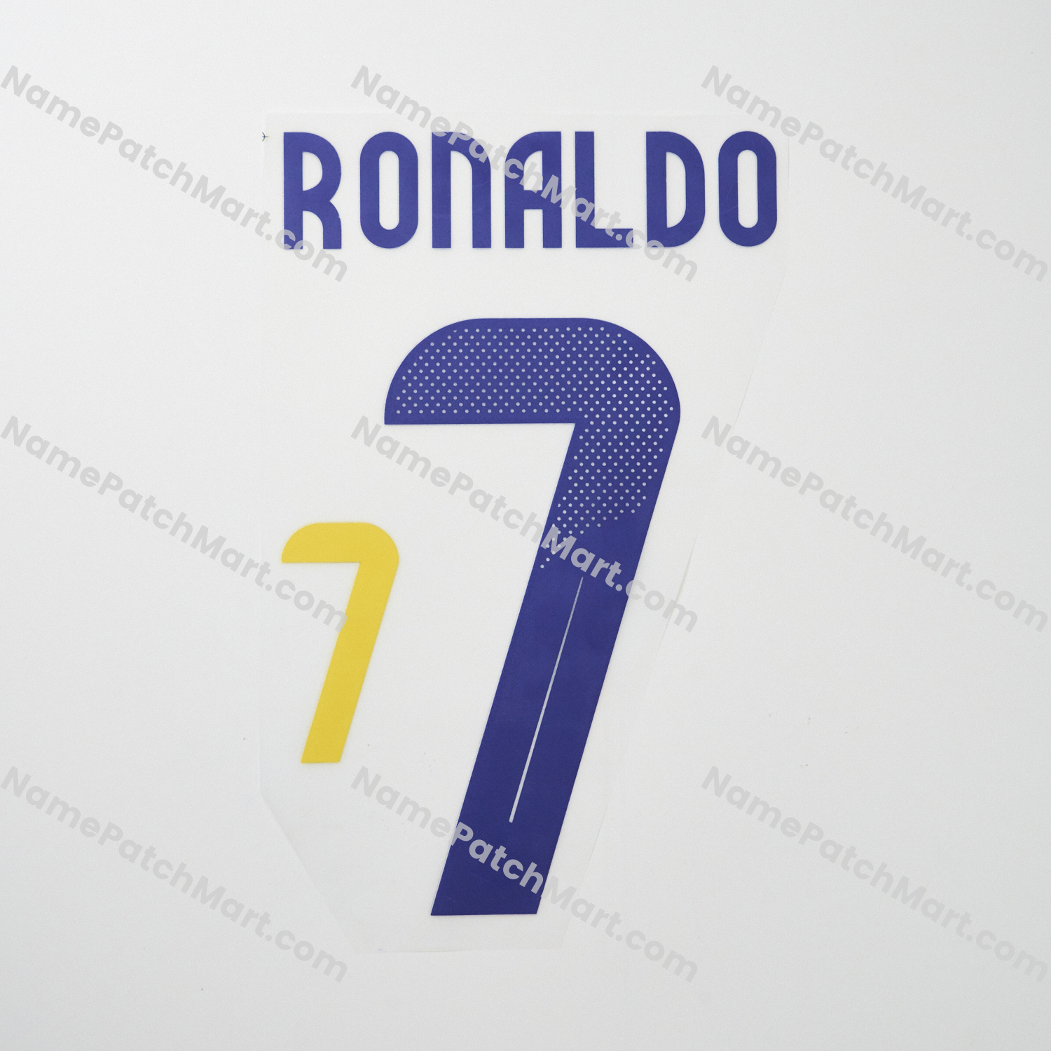 Cristiano Ronaldo #7 - Al Nassr Riyadh Victory 25-26 Home  | Name Number Set - NamePatchMart.COM