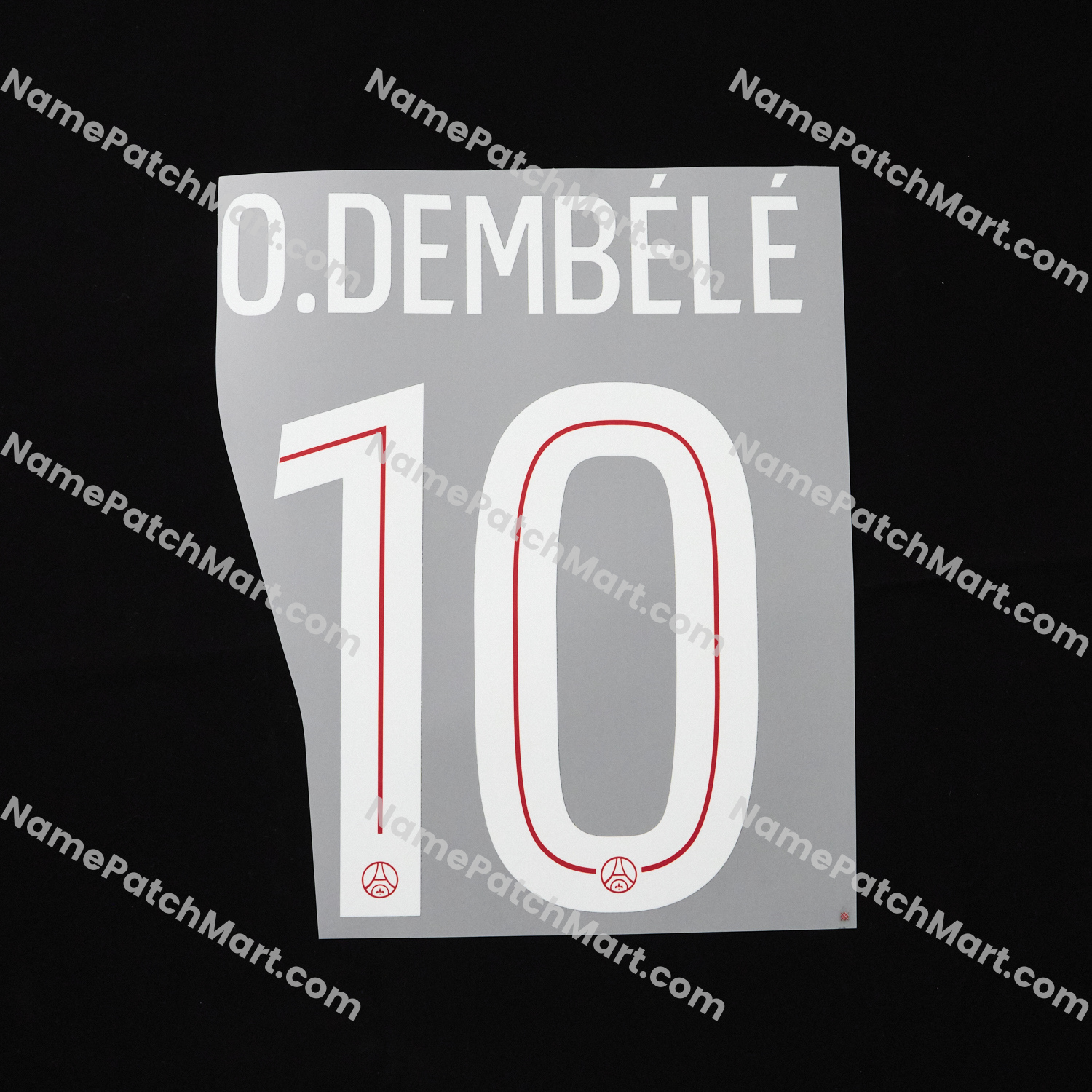 O.Dembélé #10 (Champions League) - Paris Saint-Germain PSG 25-26 Home  | Name Number Set - NamePatchMart.COM