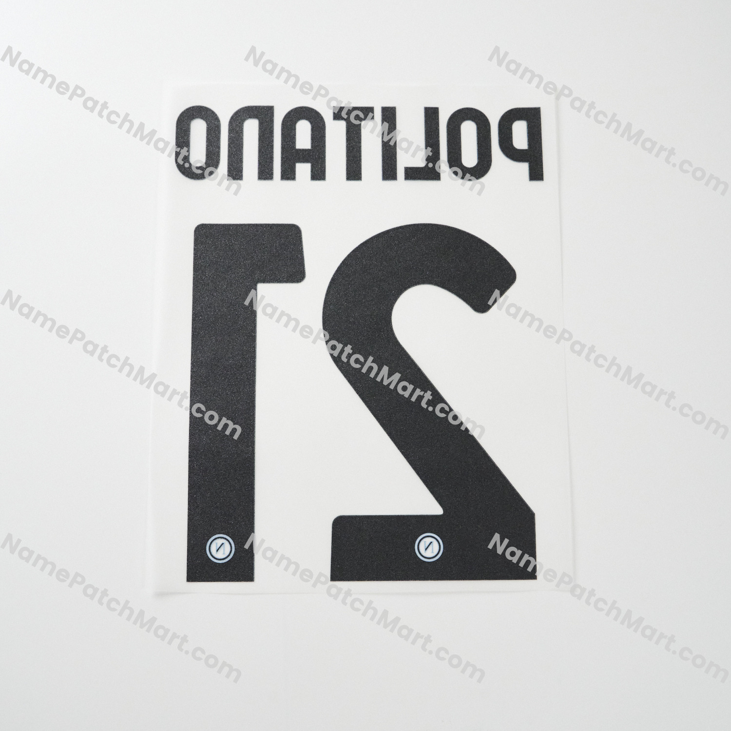 Politano #21 (Series A) - Napoli 25-26 Third  | Name Number Set - NamePatchMart.COM