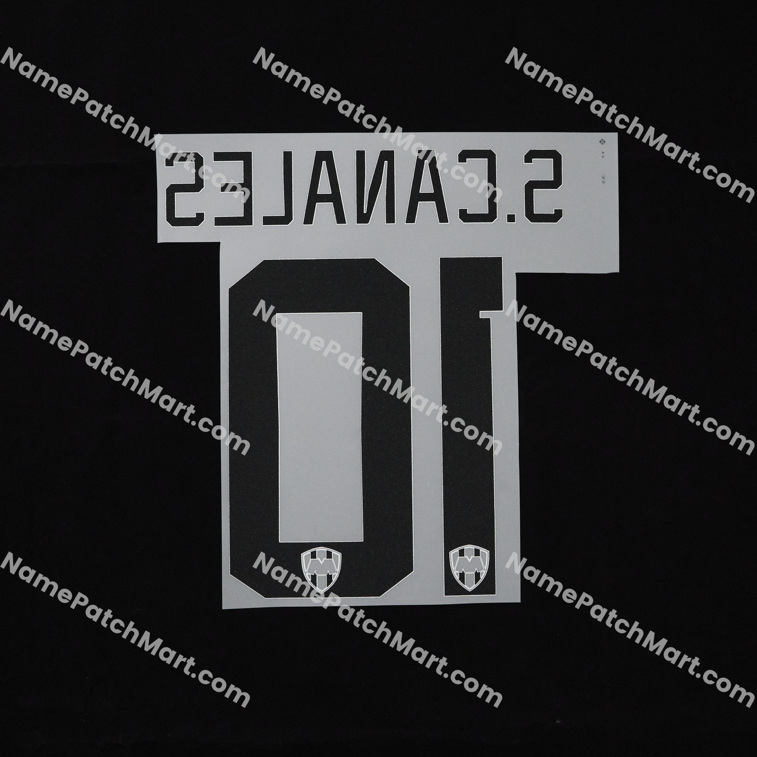 S.Canales #10 - Rayados Monterrey 25-26 Home  | Name Number Set - NamePatchMart.COM