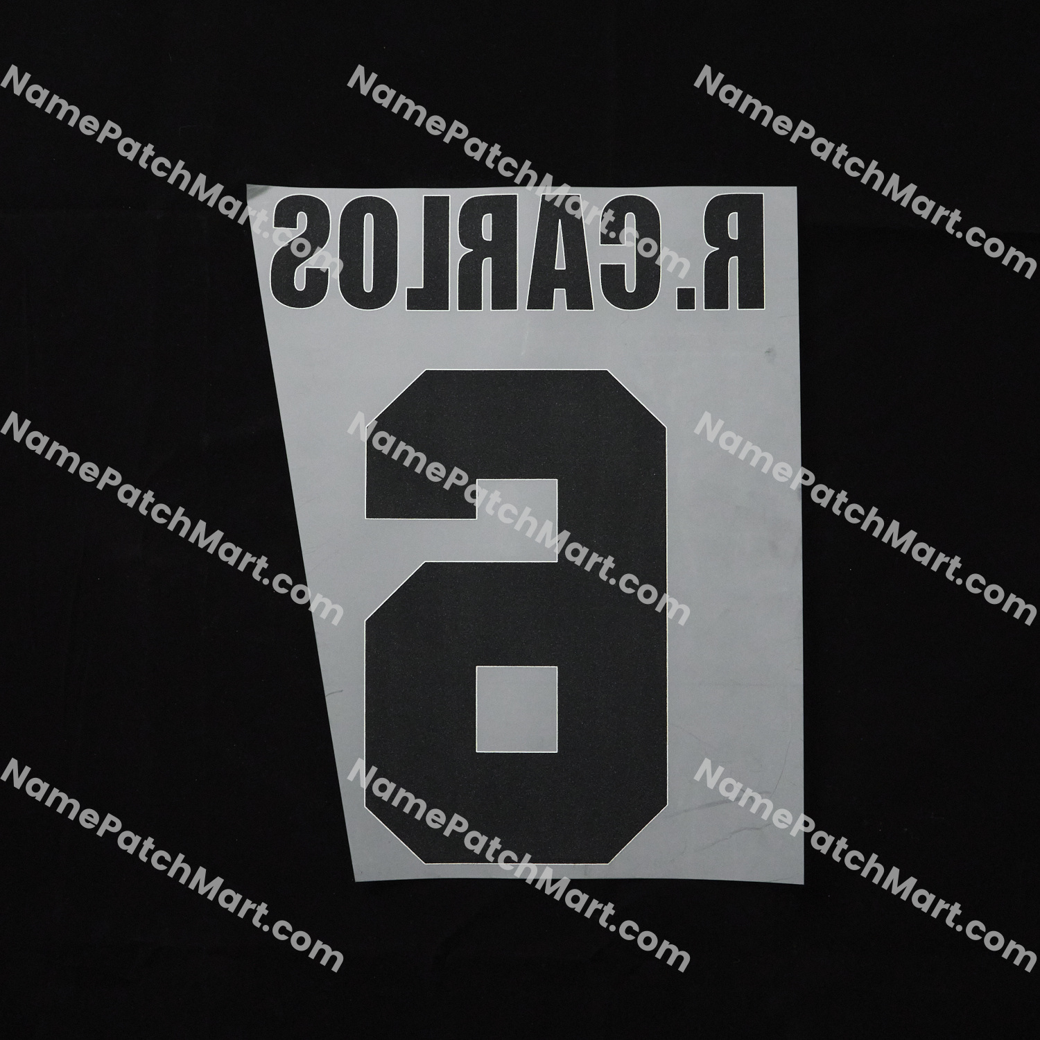 R.Carlos #6 - Inter Milan 1995-96 Home  | Name Number Set - NamePatchMart.COM