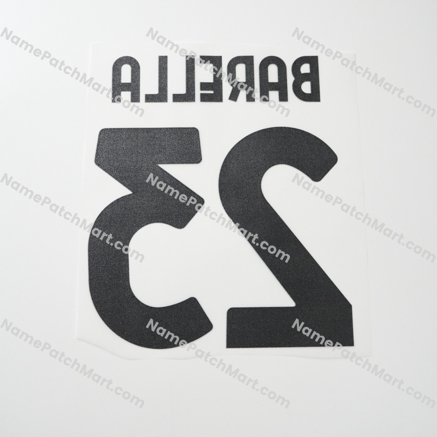 Barella #23 (Series A) - Inter Milan 25-26 Third  | Name Number Set - NamePatchMart.COM