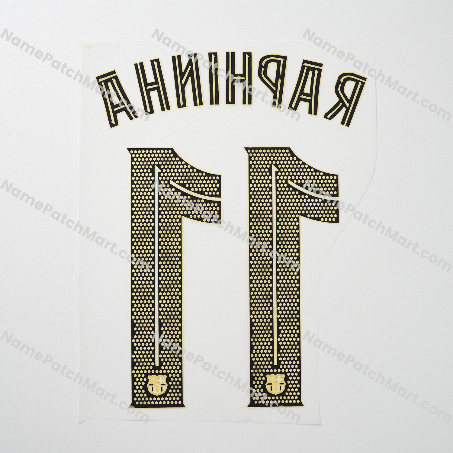 Raphinha #11 (Champions League) - Barcelona 25-26 Home  | Name Number Set - NamePatchMart.COM