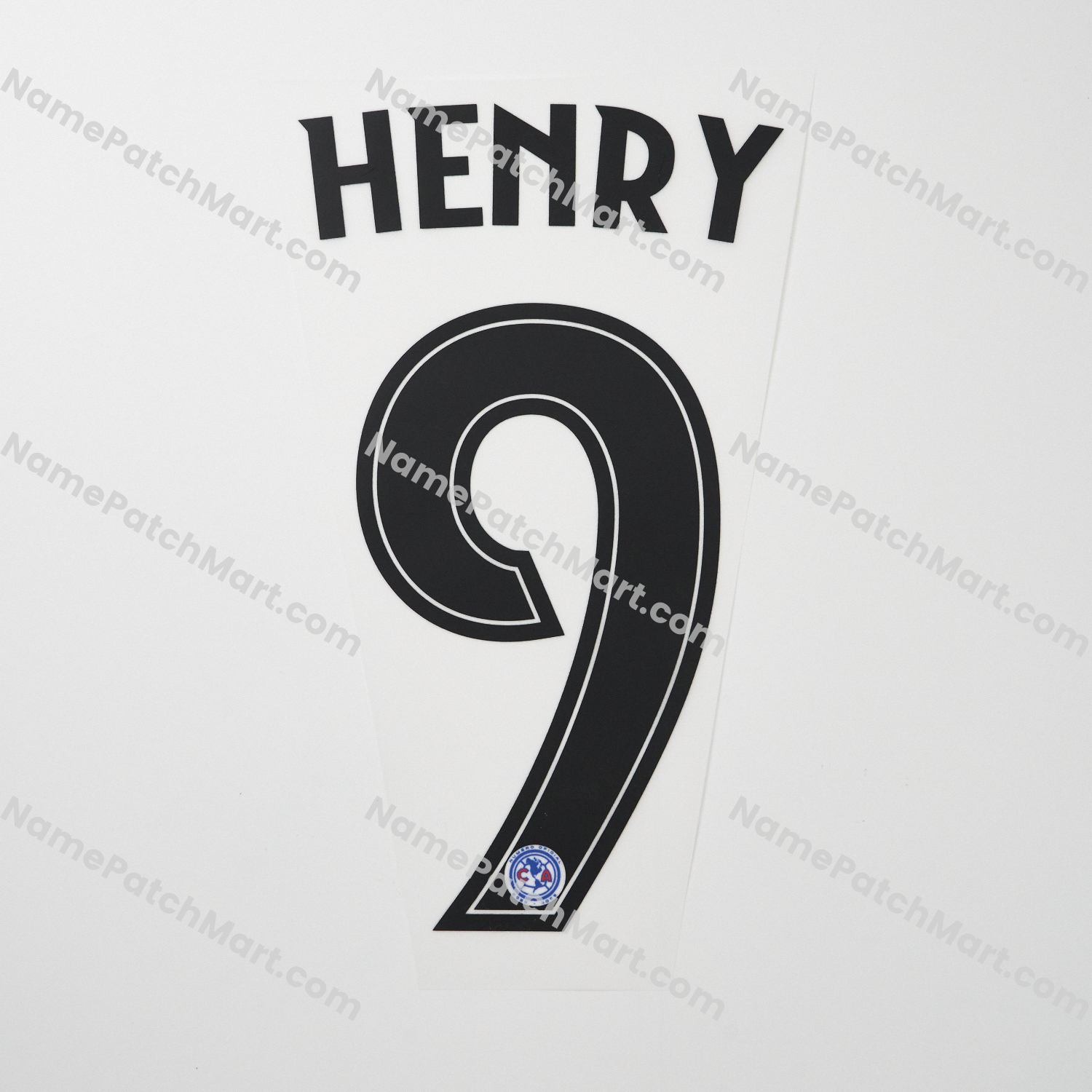 Henry #9 - Club América 25-26 Home  | Name Number Set - NamePatchMart.COM