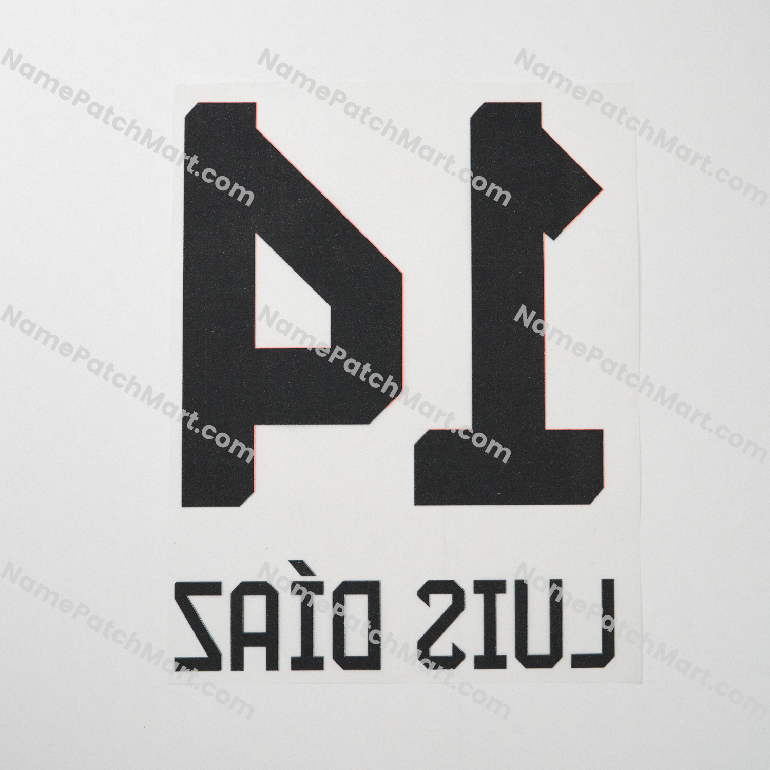 Luis Díaz #14 - Bayern Munich 25-26 Away  | Name Number Set - NamePatchMart.COM