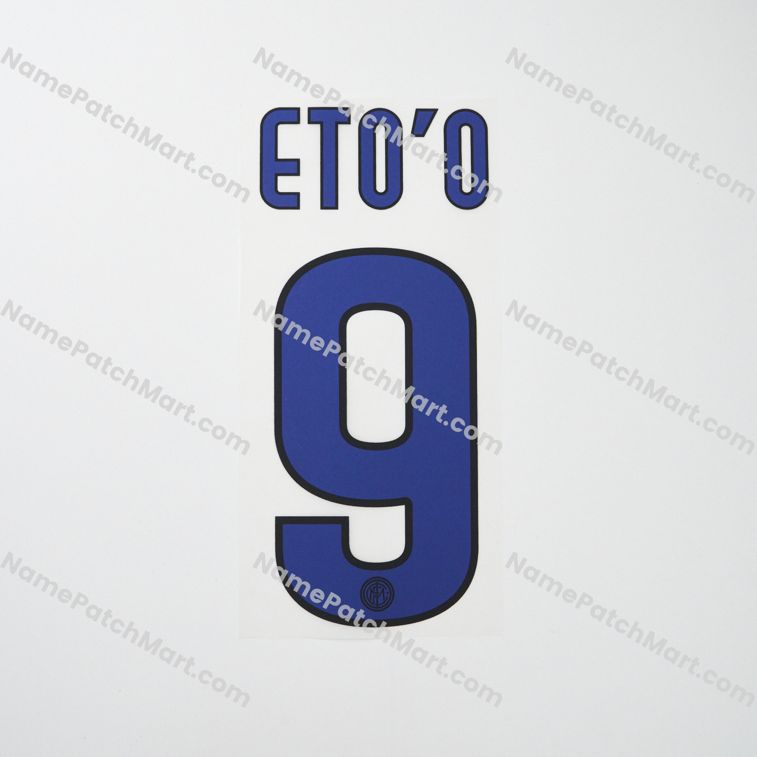 Eto’o #9 - Inter Milan 2009-11 Away  | Name Number Set - NamePatchMart.COM