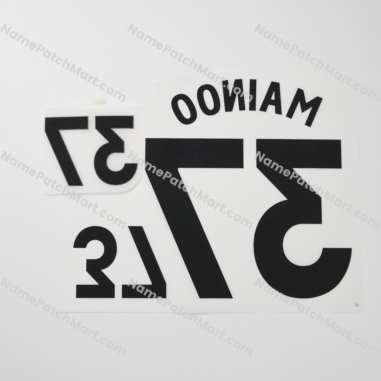 KIDS Mainoo #37 (Premier League) - Manchester United 25-26 Away  | Name Number Set - NamePatchMart.COM