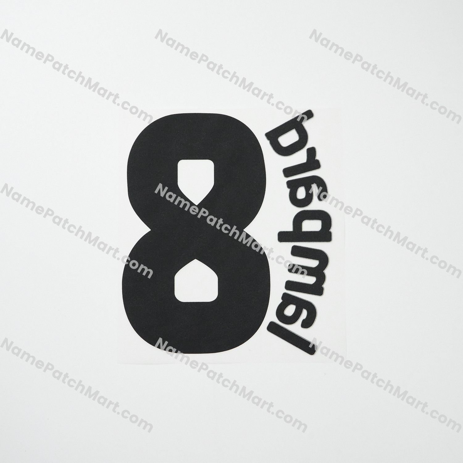 Lampard #8 (Champions League) - Chelsea 2007-08 Home  | Name Number Set - NamePatchMart.COM