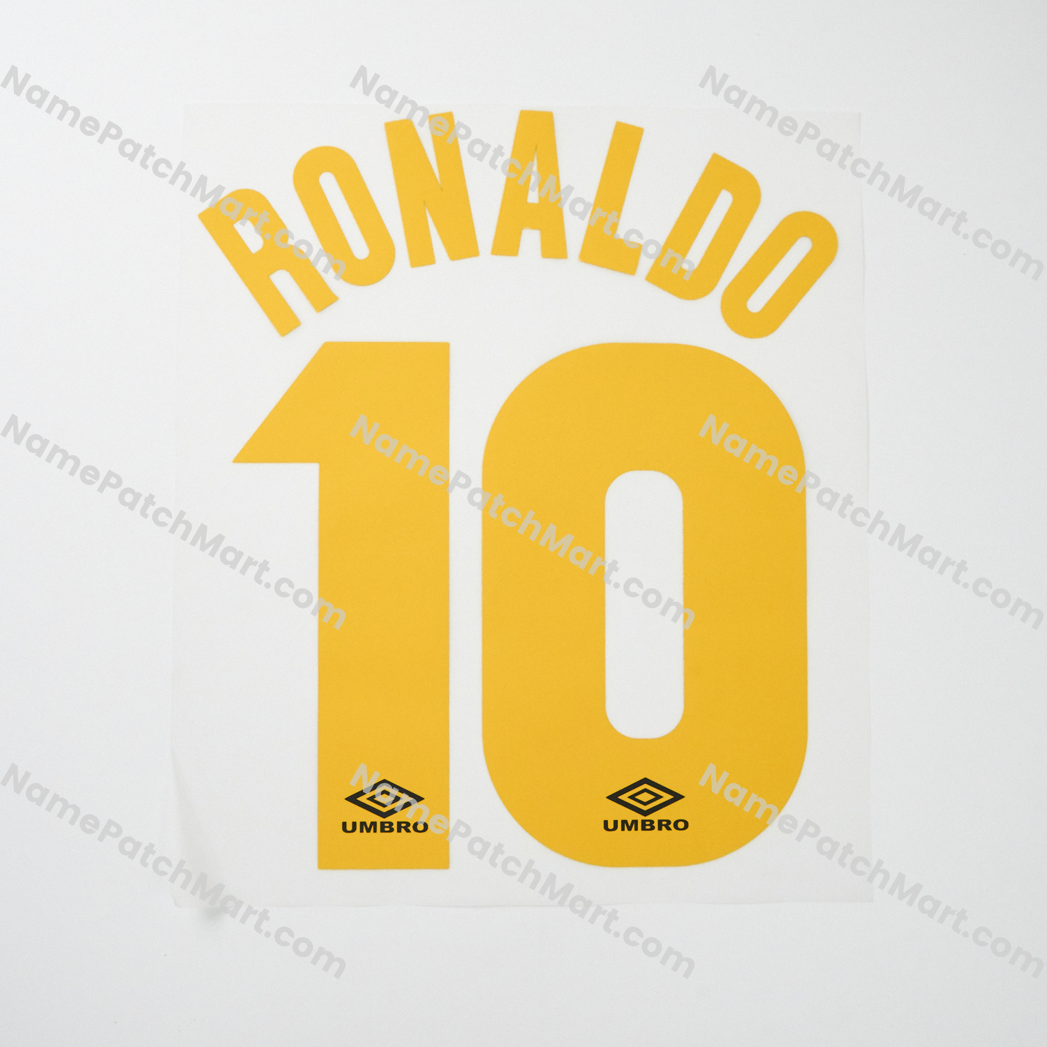 Ronaldo #10 - Inter Milan 1997-98 Third  | Name Number Set - NamePatchMart.COM