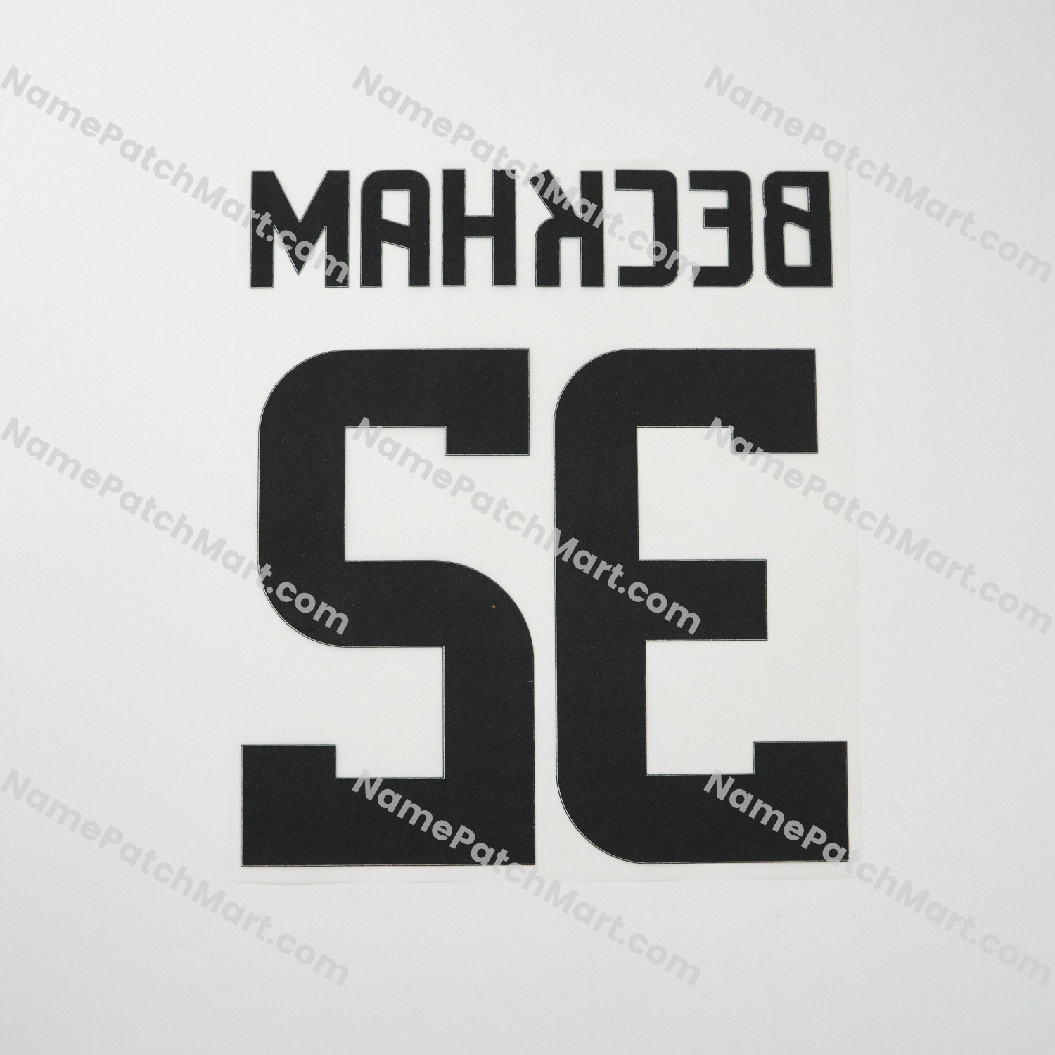 Beckham #32 - AC Milan 2008-09 Home  | Name Number Set - NamePatchMart.COM