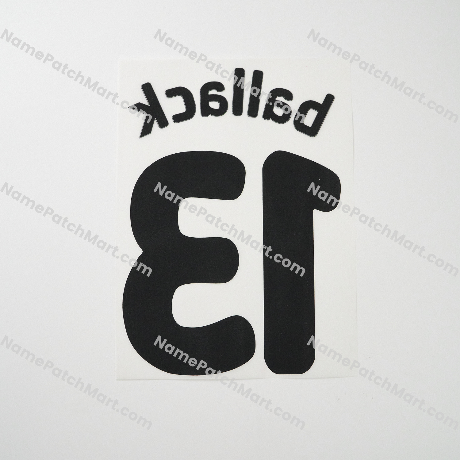 Ballack #13 (Champions League) - Chelsea 2007-08 Home  | Name Number Set - NamePatchMart.COM