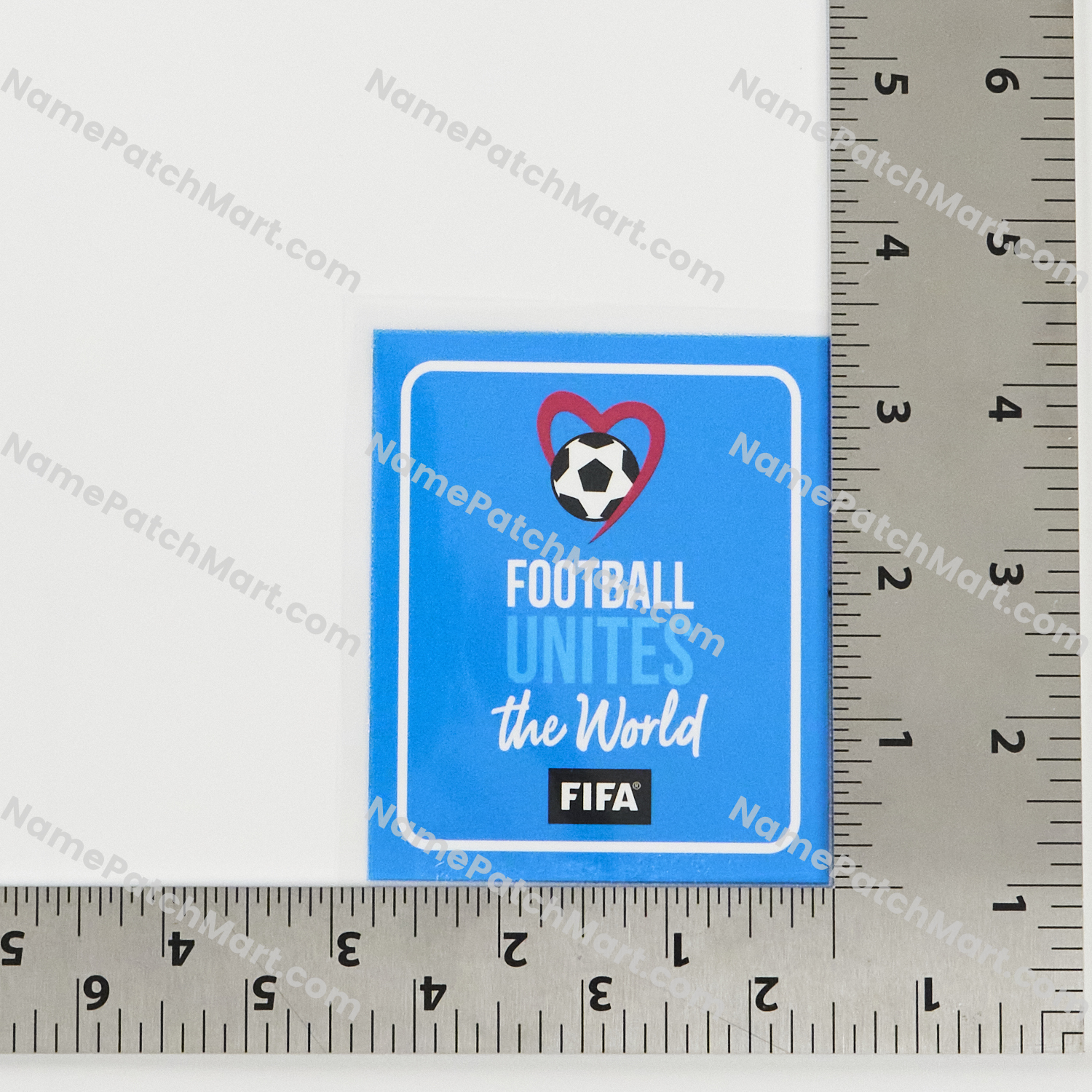 2022 World Cup Football Unites Blue Patch  | Name Number Set - NamePatchMart.COM
