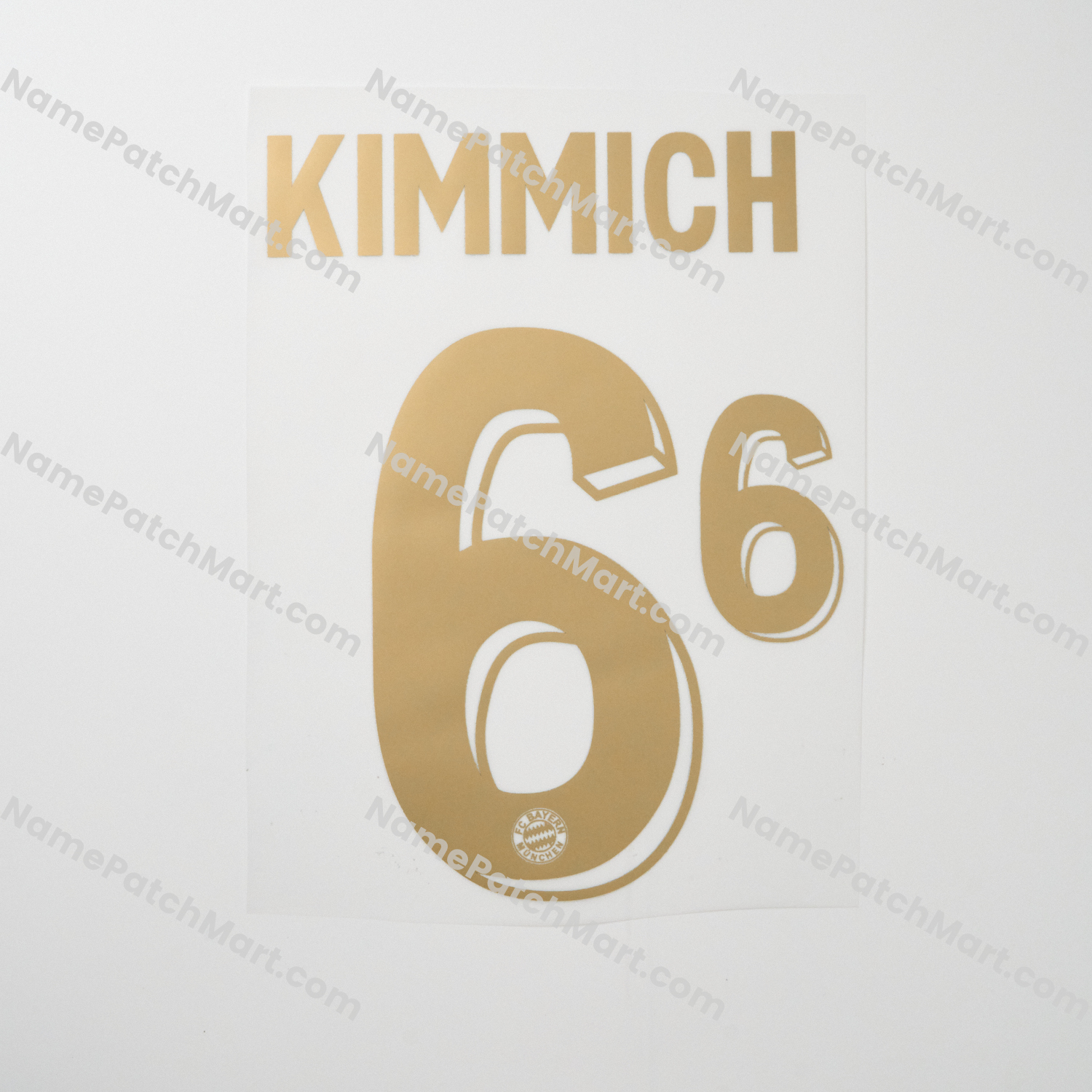 Kimmich #6 - Bayern Munich 25-26 125th Anniversary (include Shorts Number)  | Name Number Set - NamePatchMart.COM