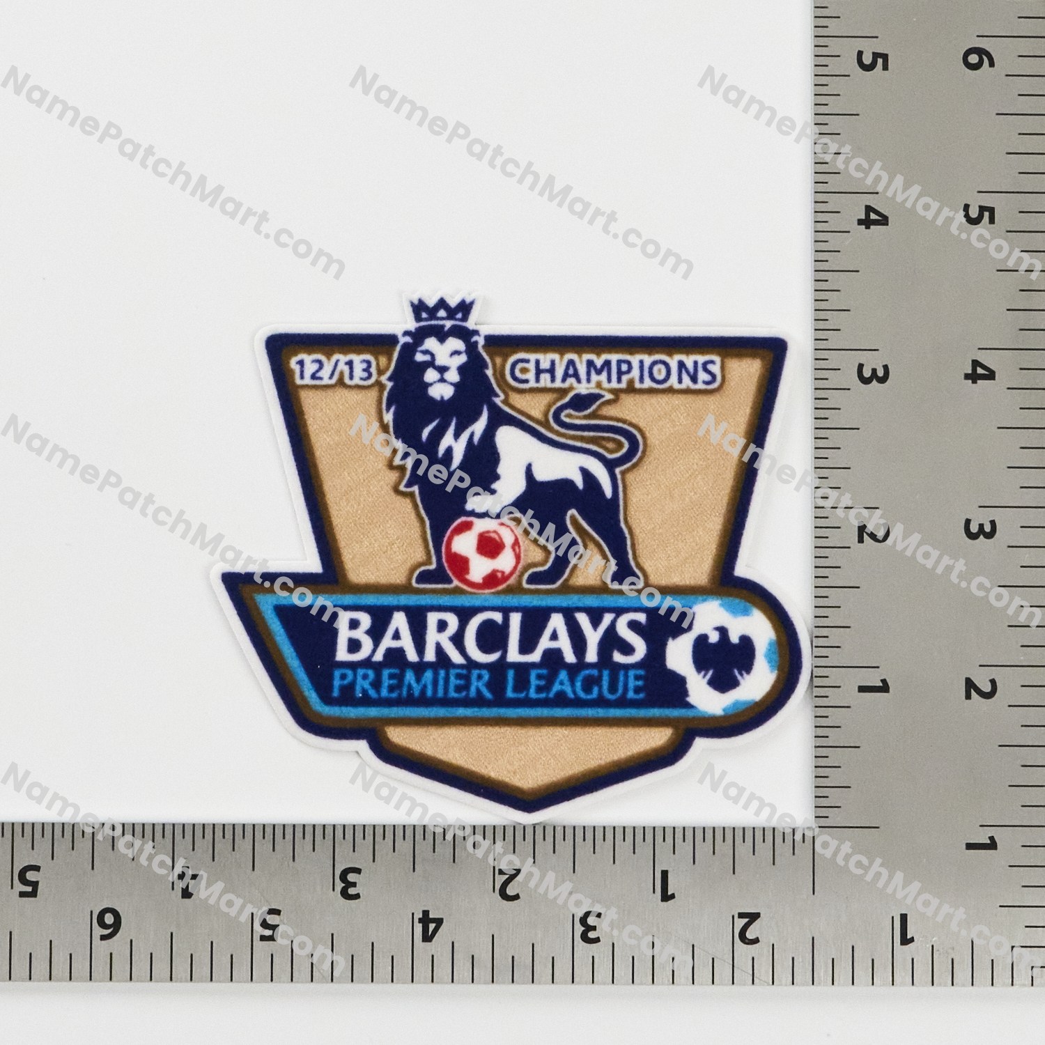 Retro 2013-14 Premier League Champions Patch (2012-13 Winner)  | Name Number Set - NamePatchMart.COM