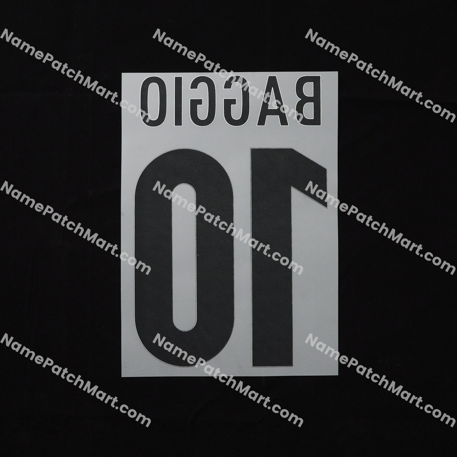 Baggio #10 - Inter Milan 1998-99 Home  | Name Number Set - NamePatchMart.COM