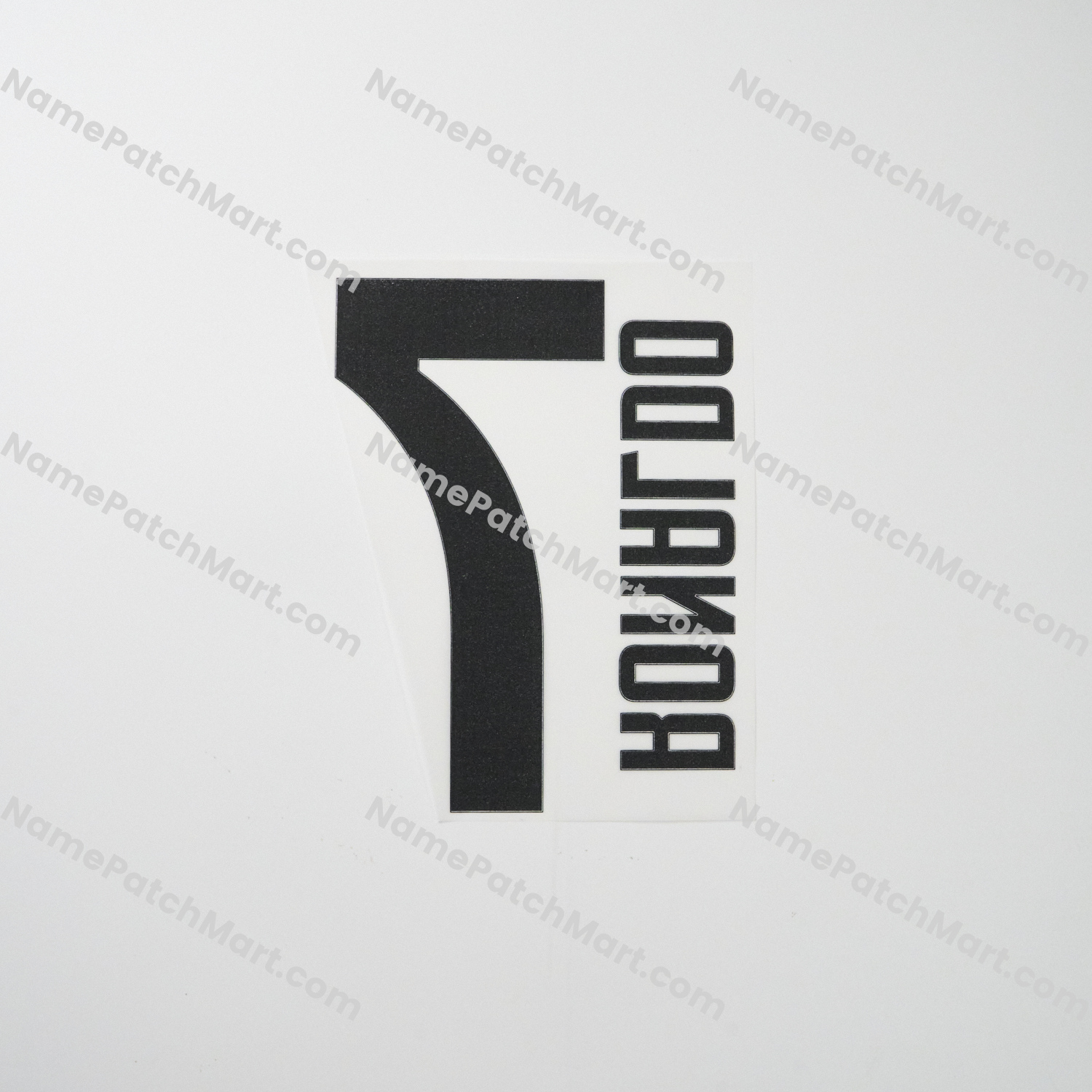 Ronaldo #7 - Juventus 2018-19 Home  | Name Number Set - NamePatchMart.COM