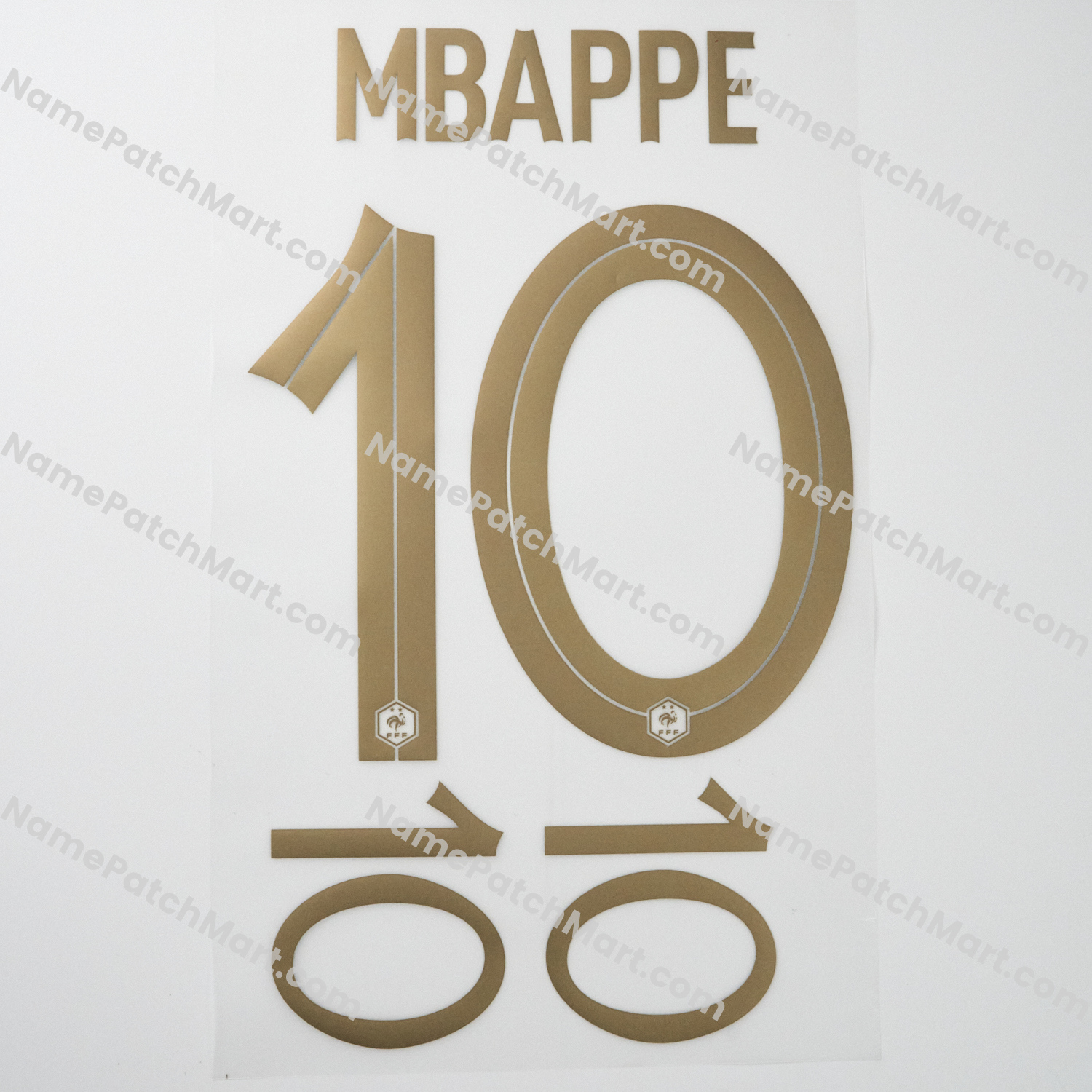 Mbappé #10 - France 2022 Home  | Name Number Set - NamePatchMart.COM