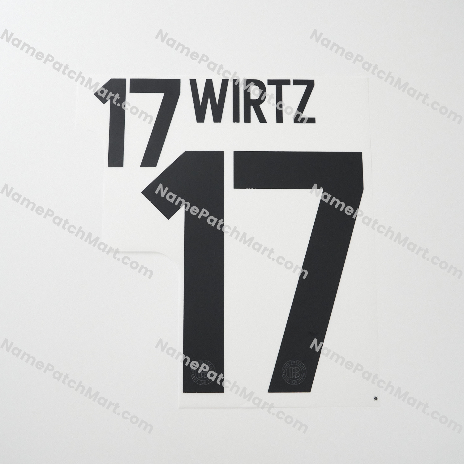 Wirtz #17 - Germany 2025 125-Year Anniversary Home  | Name Number Set - NamePatchMart.COM