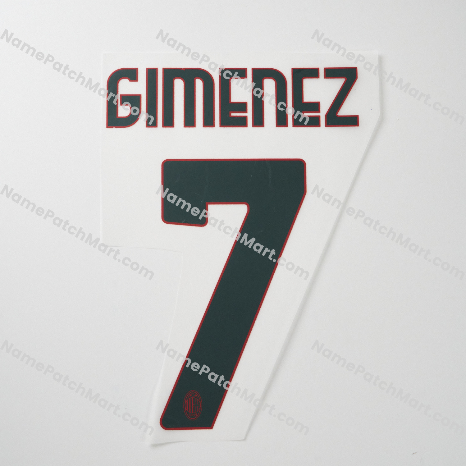 Gimenez #7 - AC Milan 25-26 Third  | Name Number Set - NamePatchMart.COM